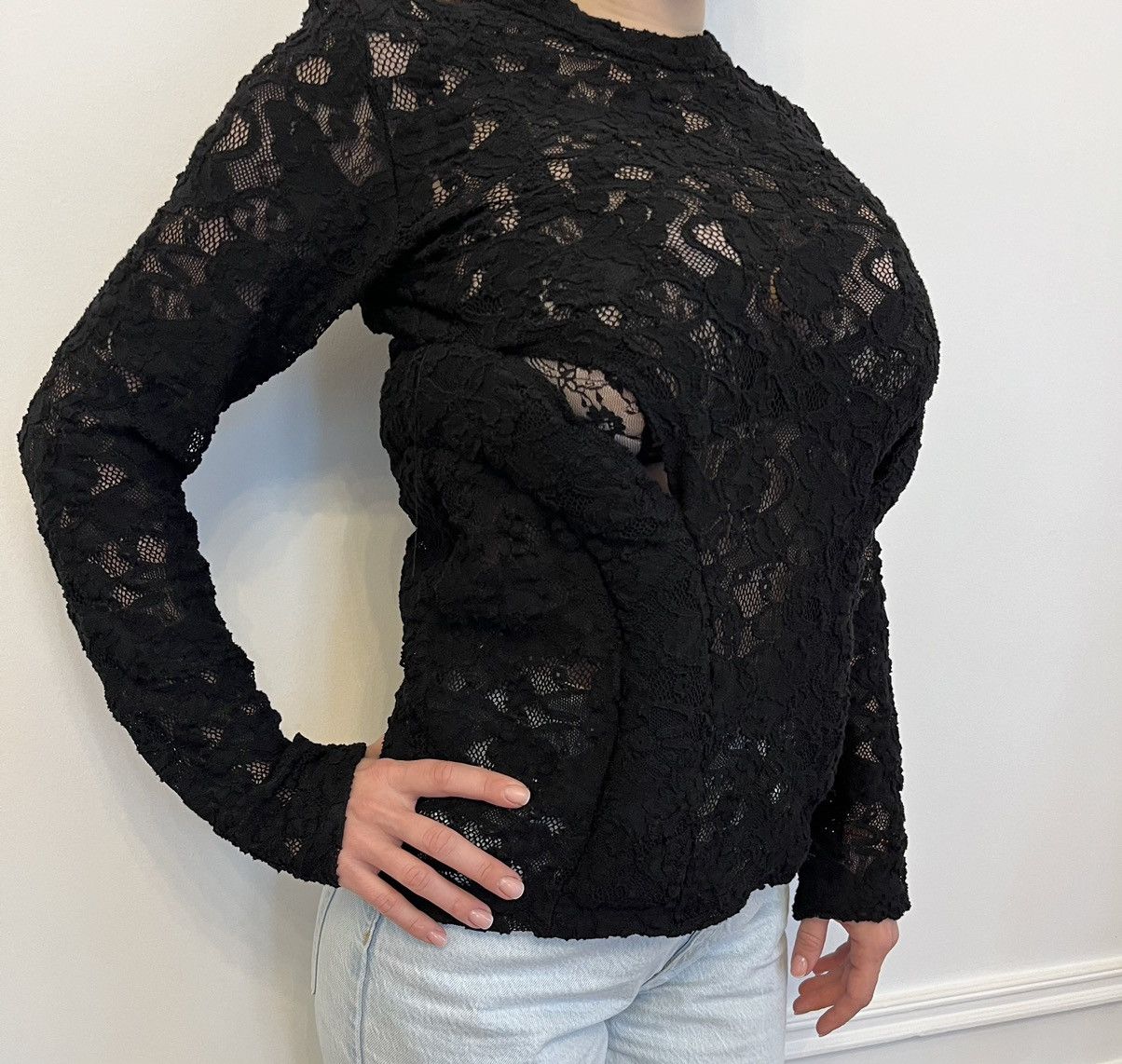 Comme des Garcons Blouse lace Comme Des Garçons SS20 Size S / US 4 / IT 40 - 2 Thumbnail