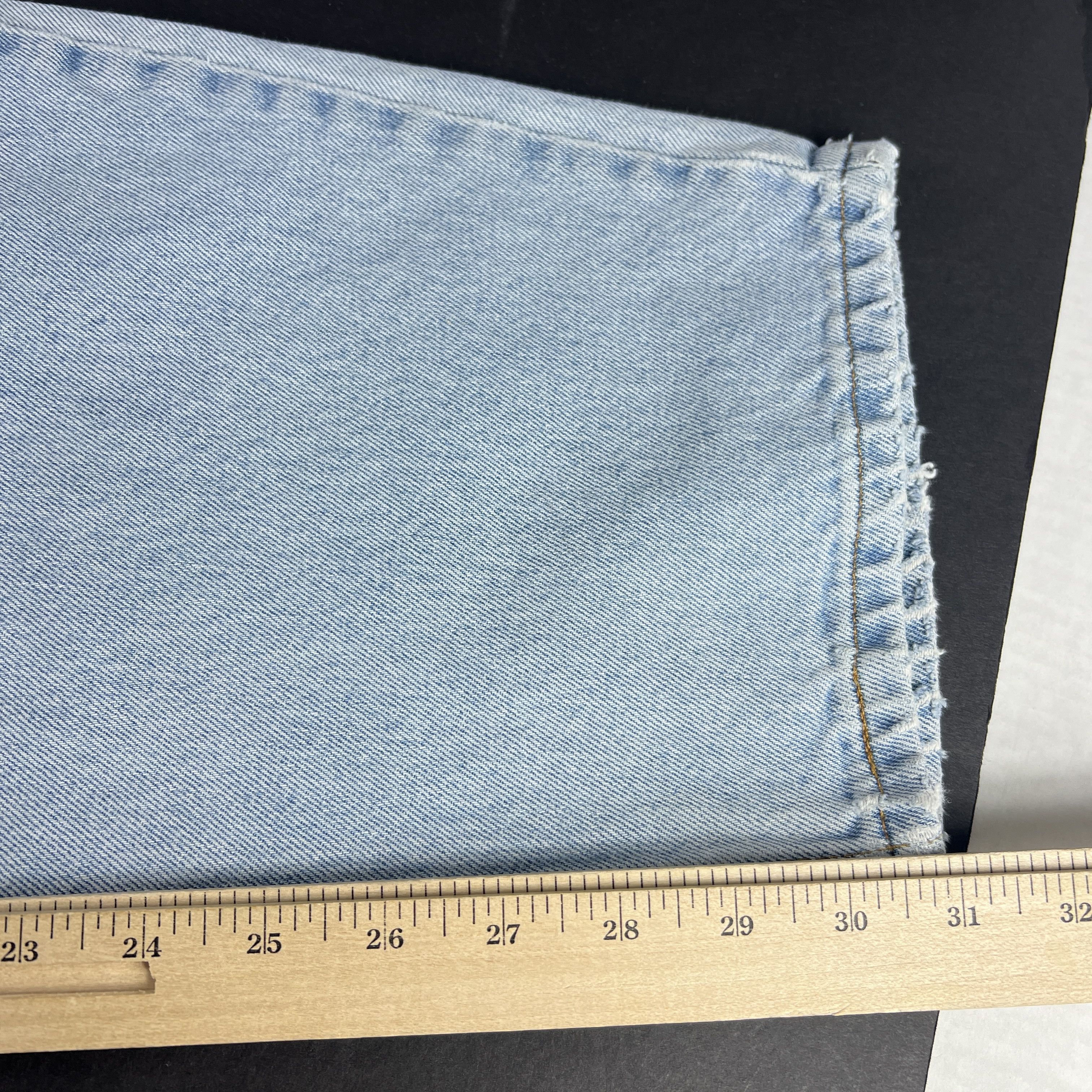 Levi's × Vintage Y2K Levi's Jeans 570 Baggy Light Blue Faded Cotton Denim Size US 38 / EU 54 - 18 Thumbnail