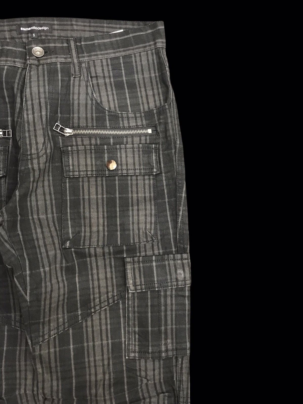Japanese Brand × Seditionaries semanticdesign Japan Multipocket Punk Skinny Cargo Pant F32 Size US 30 / EU 46 - 4 Thumbnail