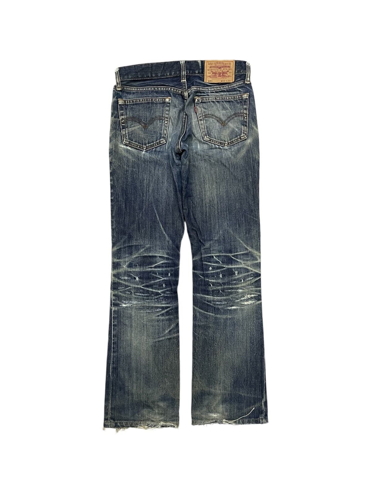 Levi's Vintage Clothing VINTAGE 90s LEVIS WASHABLE DISTRESSED JEANS NICE DESIGN Size 28" / US 6 / IT 42 - 3 Thumbnail