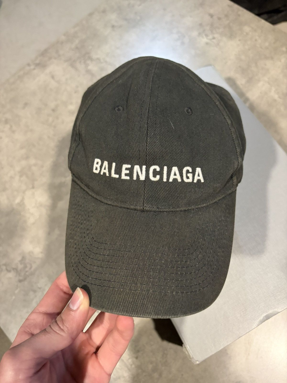 Balenciaga Balenciaga logo hat Size ONE SIZE - 2 Thumbnail