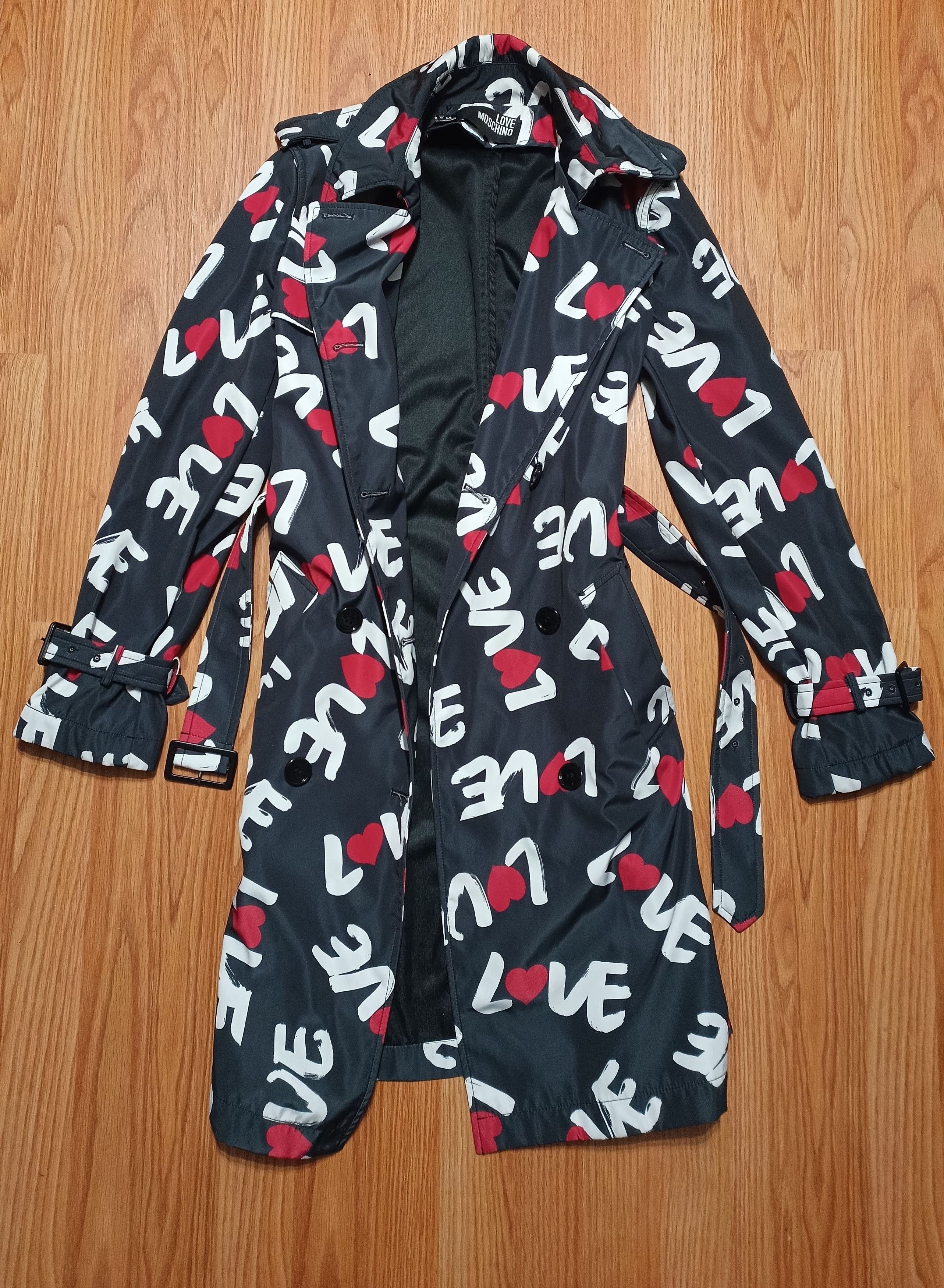 Love Moschino × Moschino Love Moschino Women Trench Coat Love Logo Size IT42 US6 Size M / US 6-8 / IT 42-44 - 7 Thumbnail
