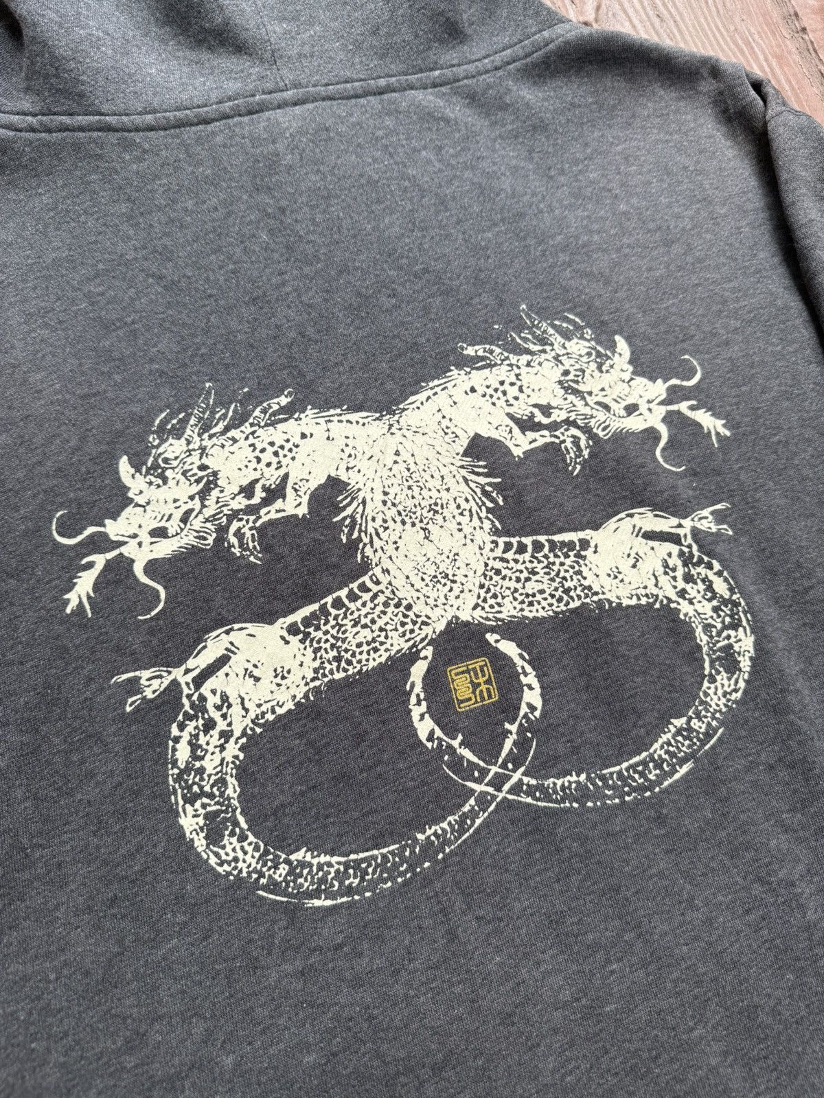 Stussy 90s STUSSY DRAGON 🐉Ripoff Chinese Traditional Rare XL Hoodie Size US XL / EU 56 / 4 - 7 Thumbnail