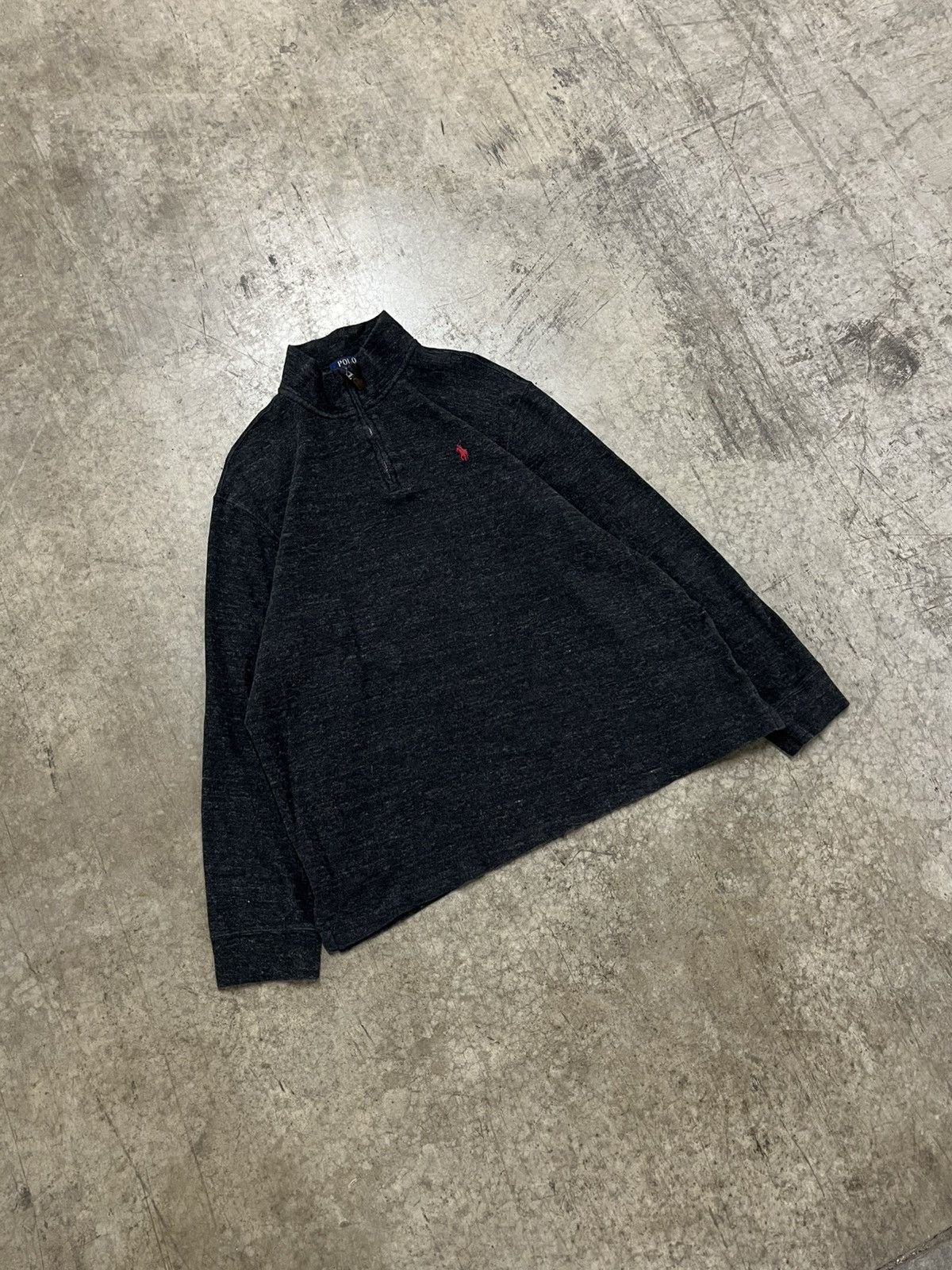 Polo Ralph Lauren × Vintage Polo Ralph Lauren vintage 1/4 zip sweatshirt preppy hype Size US XL / EU 56 / 4 - 2 Thumbnail