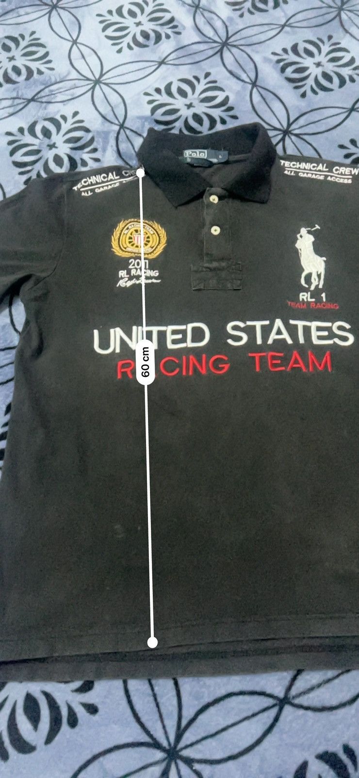 Polo Ralph Lauren × Vintage POLO by Ralph Lauren - United State Racing Team Size US L / EU 52-54 / 3 - 12 Thumbnail