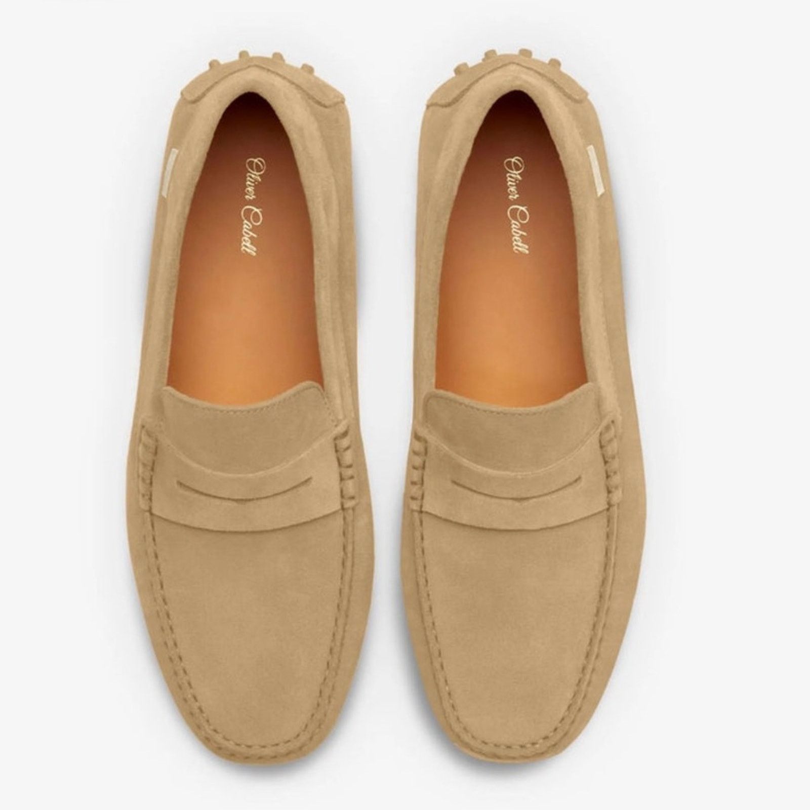 Oliver Cabell Oliver Cabell Sand Suede Driving Loafers Buttery Leather Size US 13 / EU 46 - 1 Thumbnail