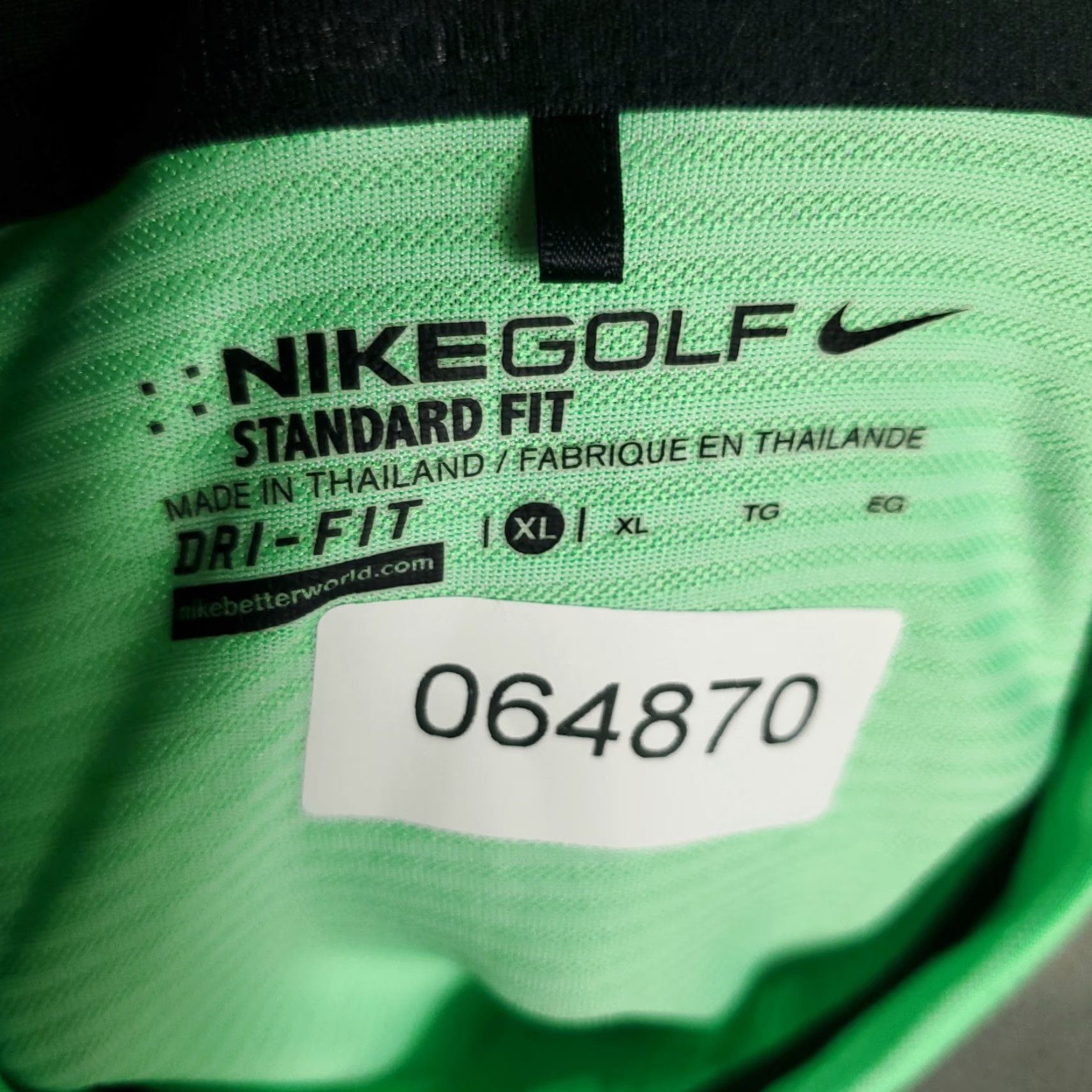 Nike Nike Polo Shirt Mens XL Green Striped Swoosh Golf Casual Short Sleeve Shirt Mens XL Green Striped Nike Polo Shirt Size US XL / EU 56 / 4 - 8 Thumbnail