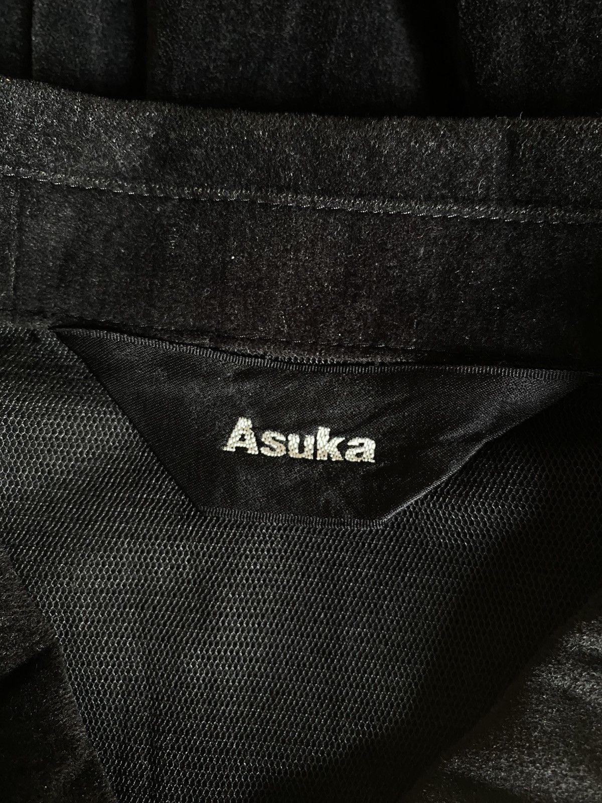 Designer Asuka Black Sheer Velvet Shirt. Size L / US 10 / IT 46 - 6 Thumbnail