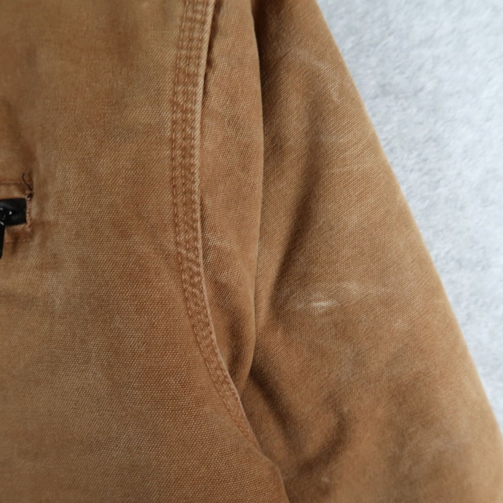 Carhartt VINTAGE Carhartt J97 Jacket Bomber Shirt 2XL Brown Plaid Lined Zip Mens 90s USA Classic Workwear Size US XXL / EU 58 / 5 - 6 Thumbnail