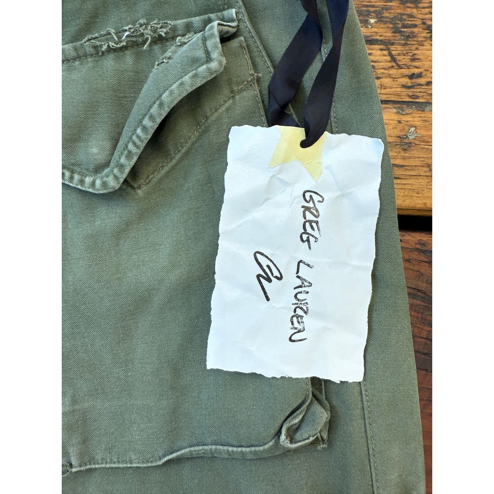 Greg Lauren Greg Lauren SAMPLE GL2020 Racing Split Tent Cargo Pants Size US 34 / EU 50 - 4 Thumbnail