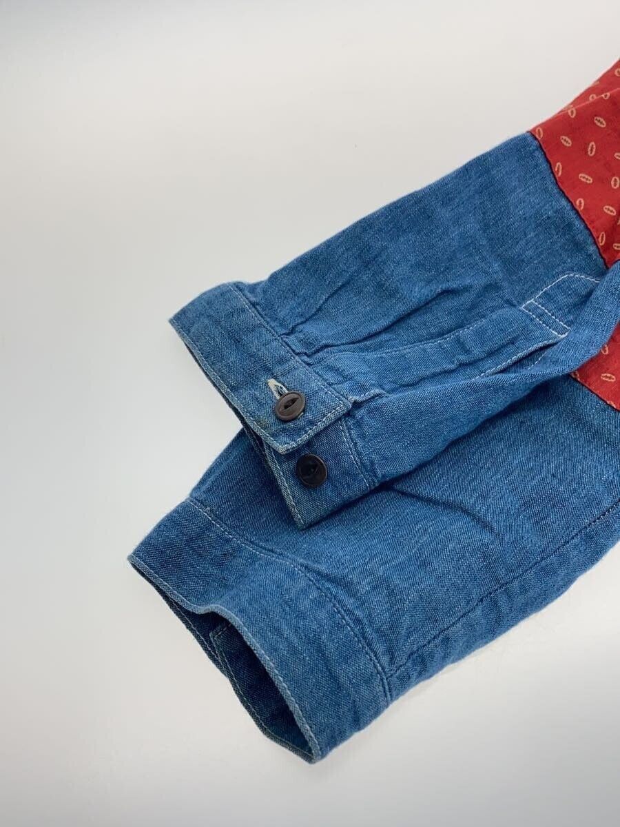 Visvim Visvim 14AW KERCHIEF BORDER TUNIC CHAMBRAY SHIRT (LUXSIC) Size US M / EU 48-50 / 2 - 6 Thumbnail