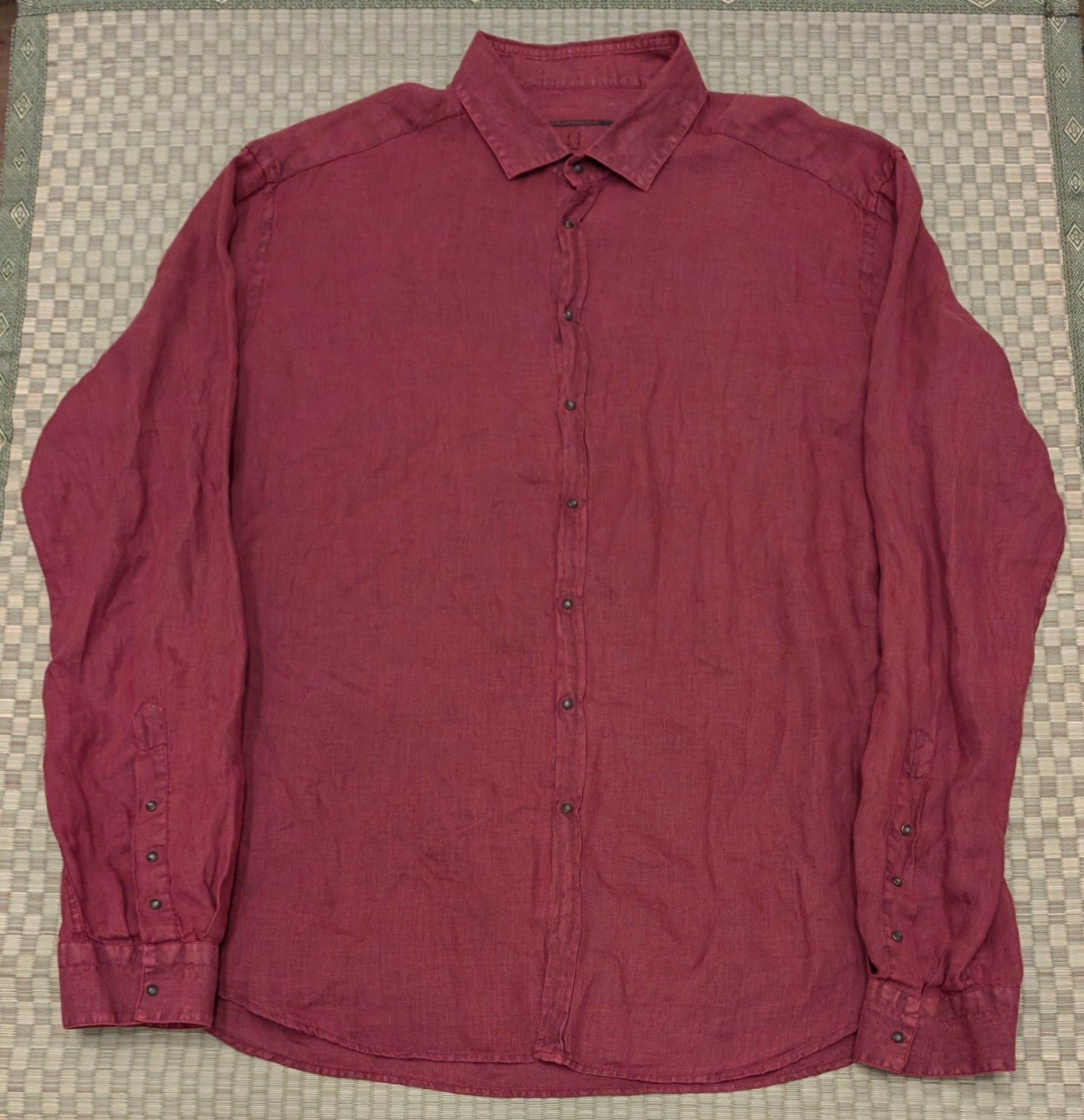 Other Empresa 100% Linen Button Up Shirt Size 17.5 / 44 Size US XL / EU 56 / 4 - 1 Thumbnail