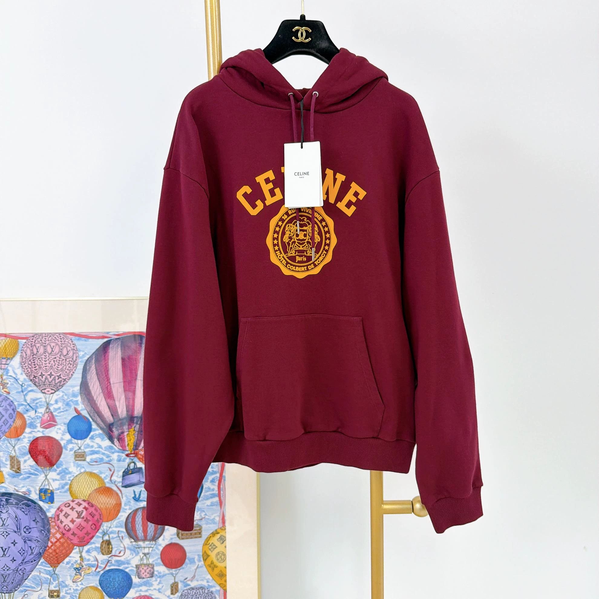 Celine Celine Red Hoodie M new with tags 4367 Size M / US 6-8 / IT 42-44 - 1 Thumbnail
