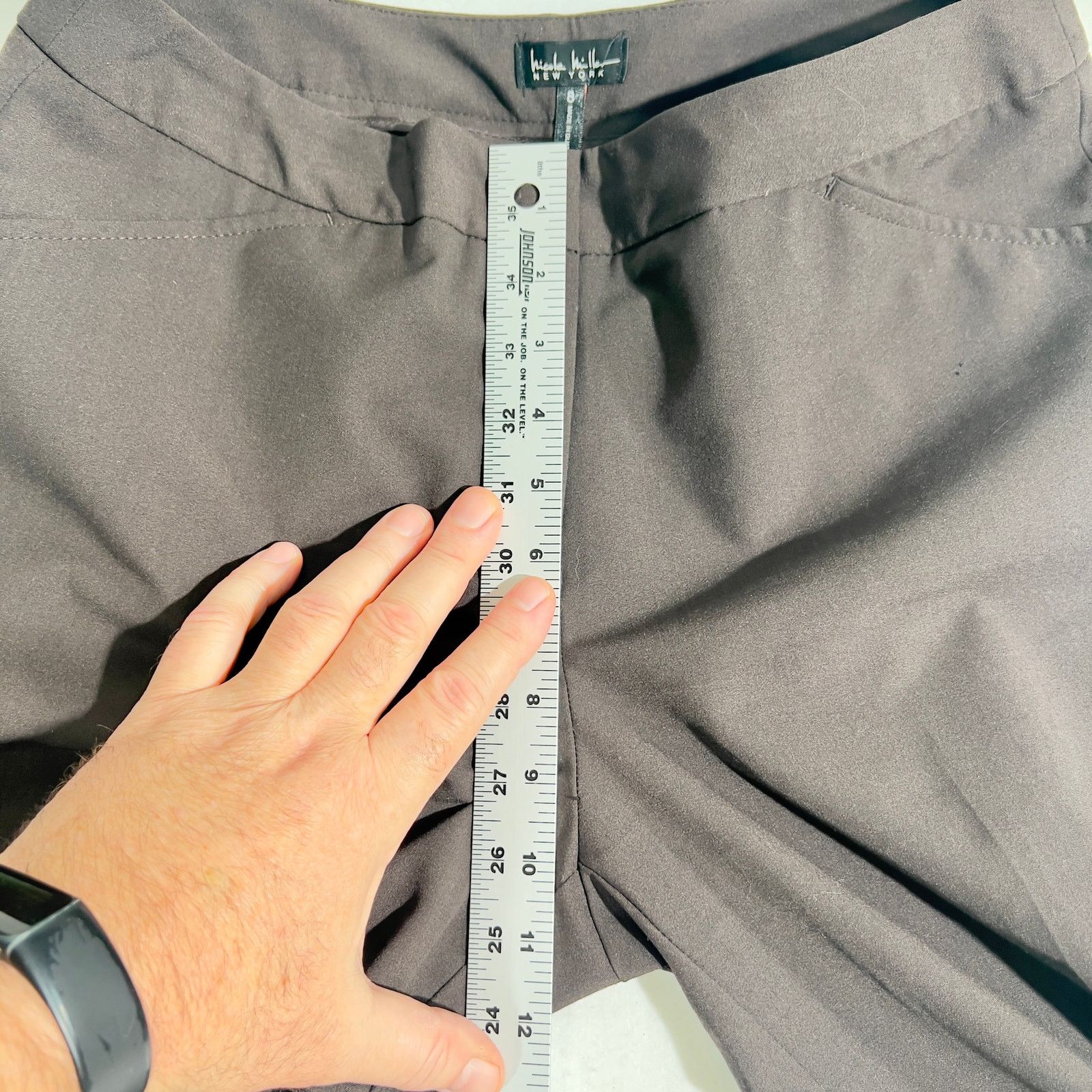 Nicole Miller Nicole Miller New York Pants Woman's 8 Dark Chocolate Size 30" / US 8 / IT 44 - 8 Thumbnail
