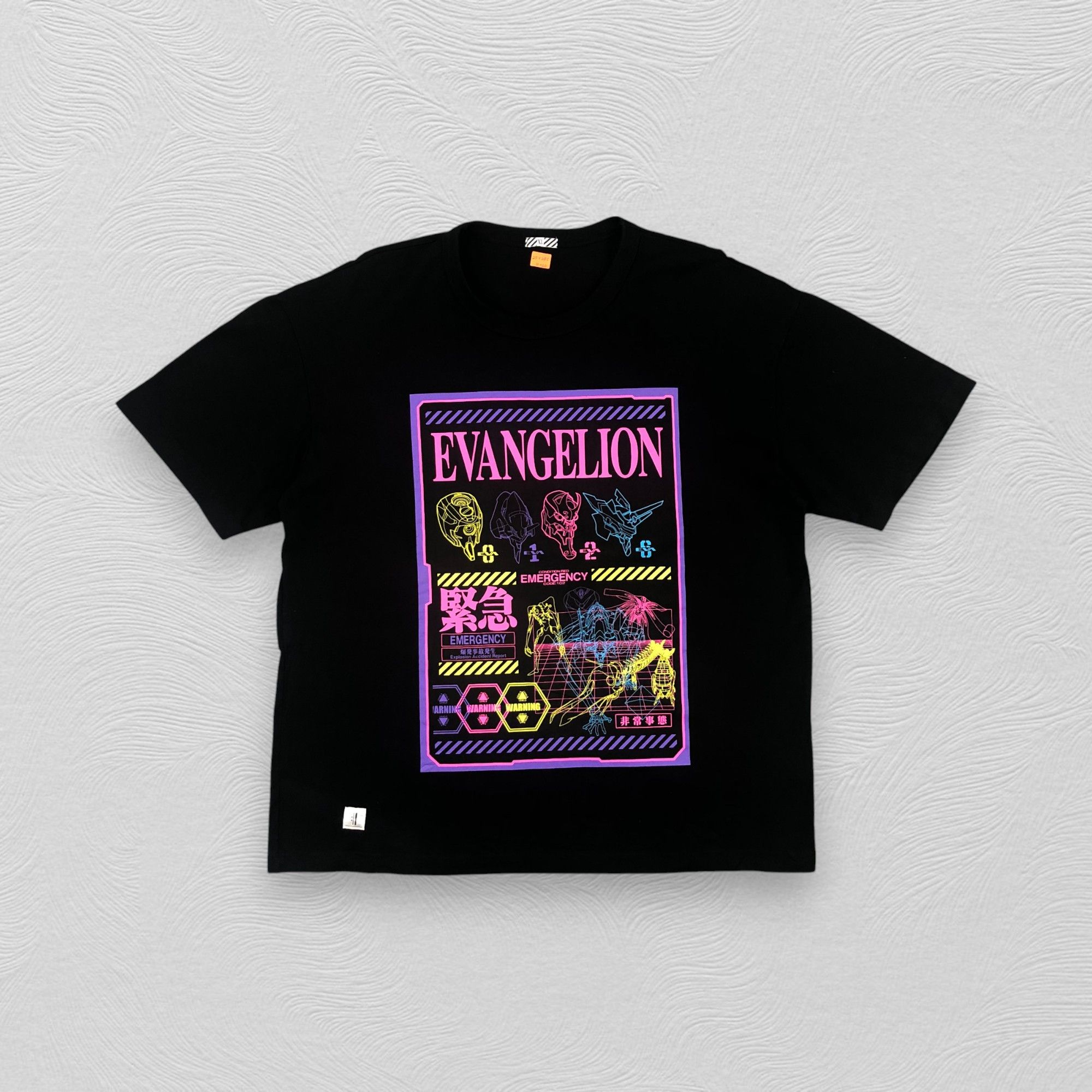 Anime Neon Genesis Evangelion Emergency XLarge Tshirt - H020 Size US XL / EU 56 / 4 - 1 Thumbnail
