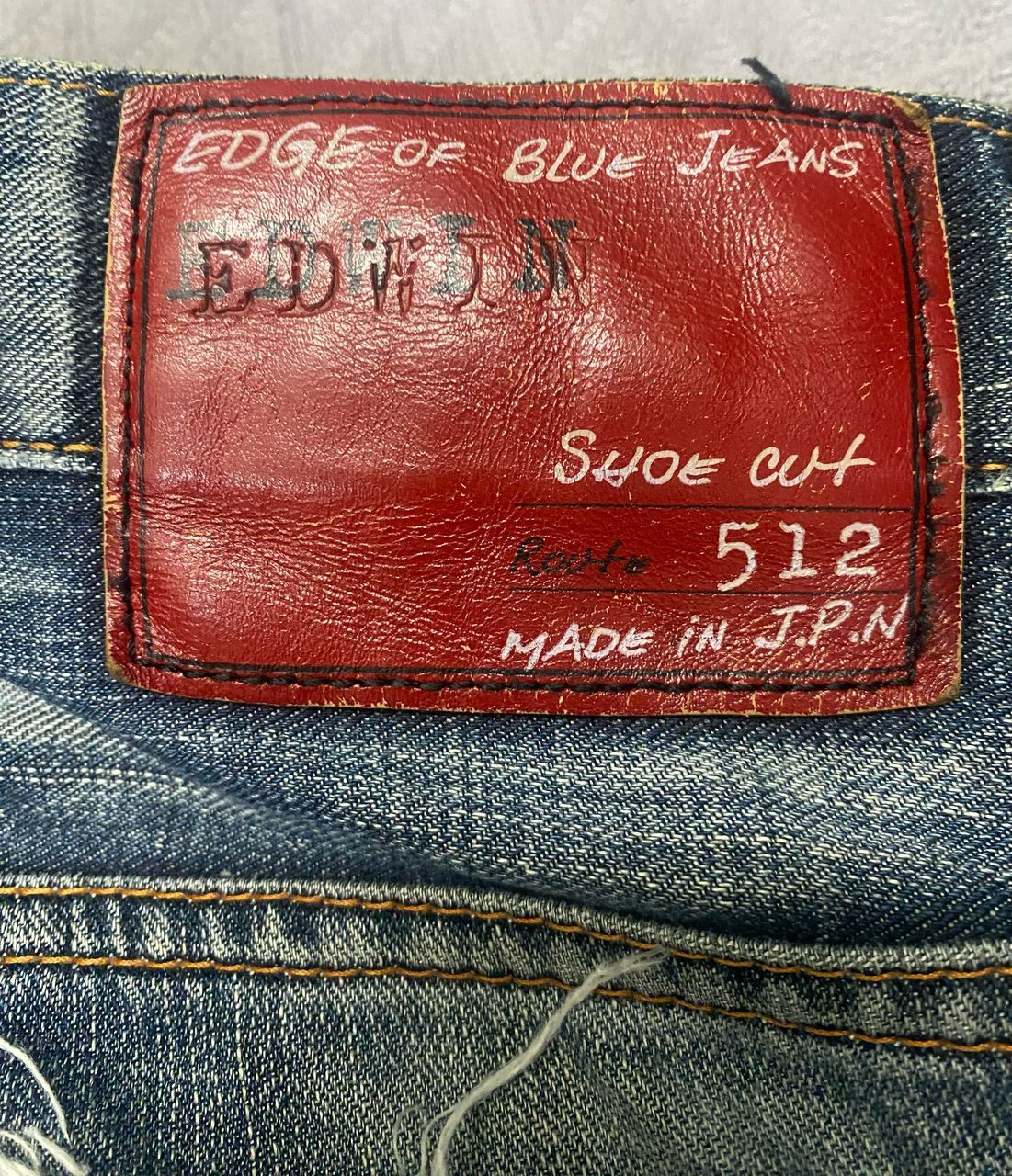 Edwin 💥BEST OFFER💥VINTAGE EDWIN EDGE BLUE DENIM Size US 34 / EU 50 - 14 Thumbnail