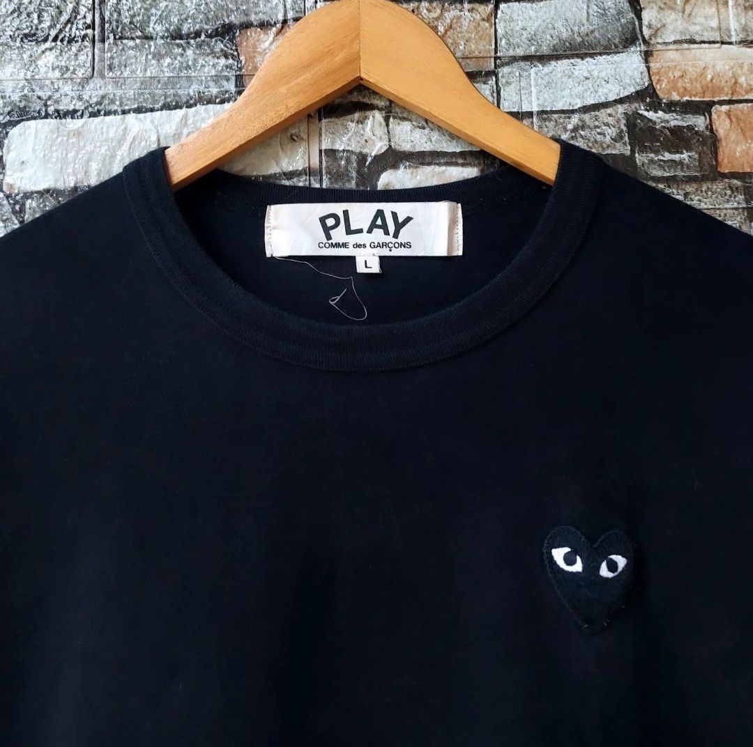 Comme des Garcons PLAY Comme des Garcons Black Heart Long Sleeve Black Size US L / EU 52-54 / 3 - 3 Thumbnail