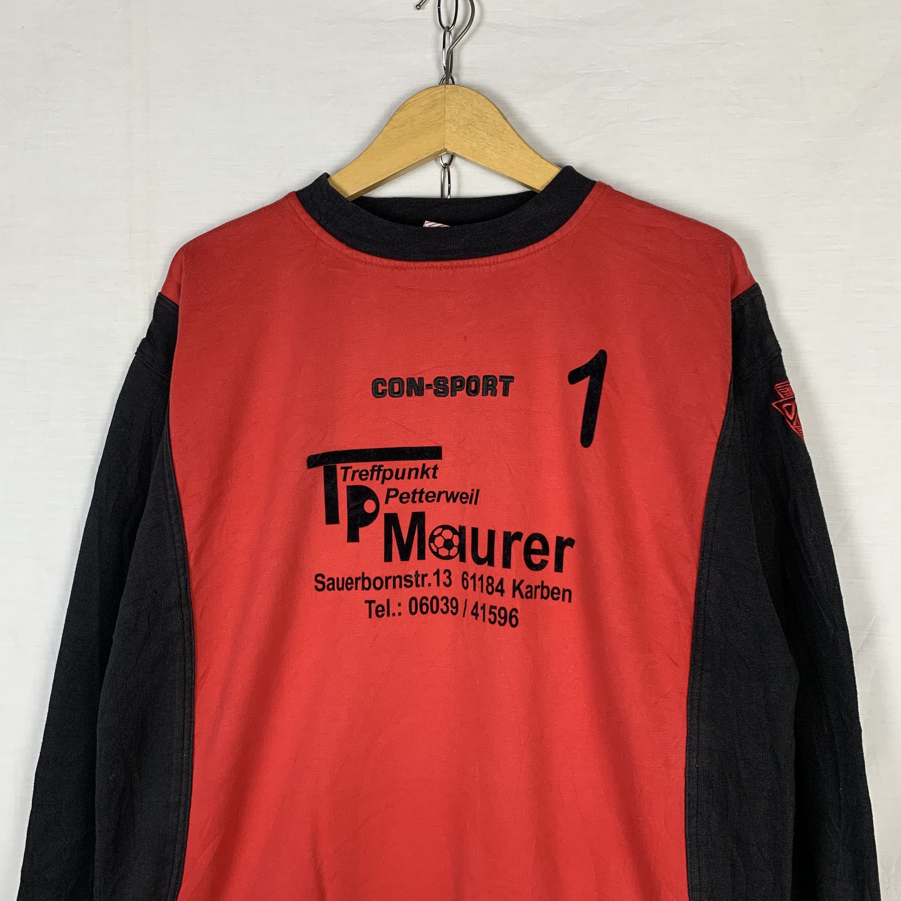 Vintage Vintage Handball TV Petterweil Con-Sport Sweatshirt Crewneck Size US L / EU 52-54 / 3 - 3 Thumbnail