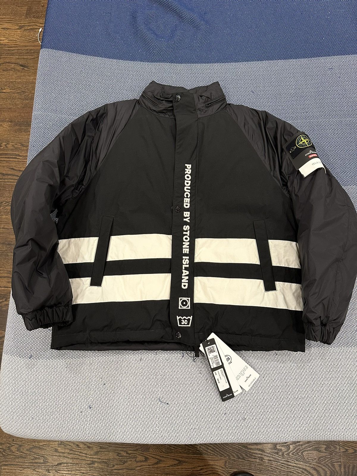 Supreme Supreme Stone Island Reversible Down Puffer Jacket | Grailed