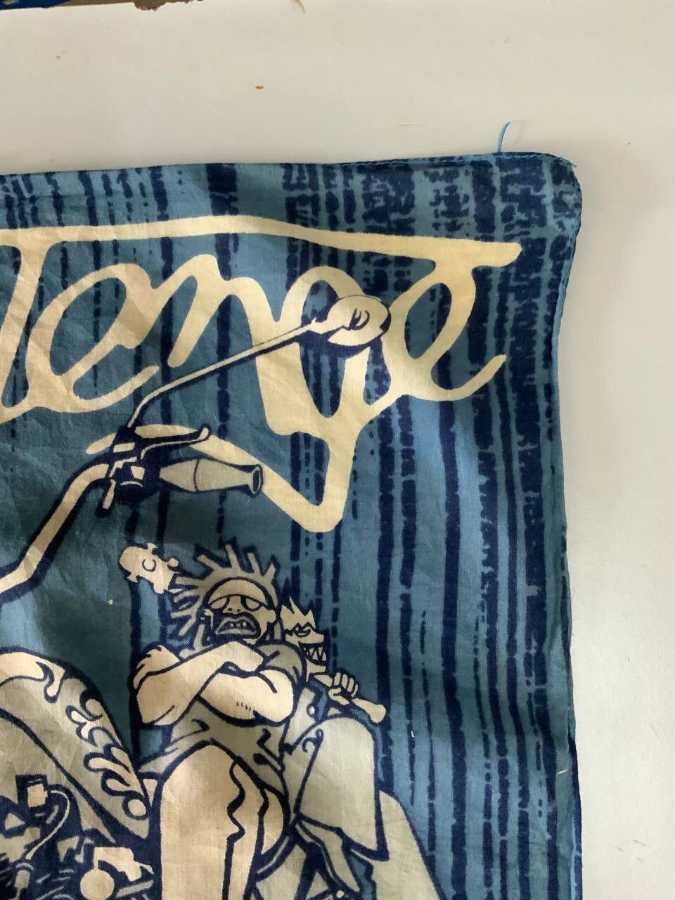 Japanese Brand Vintage Tenjho Tenge Handkerchief Size ONE SIZE - 8 Thumbnail
