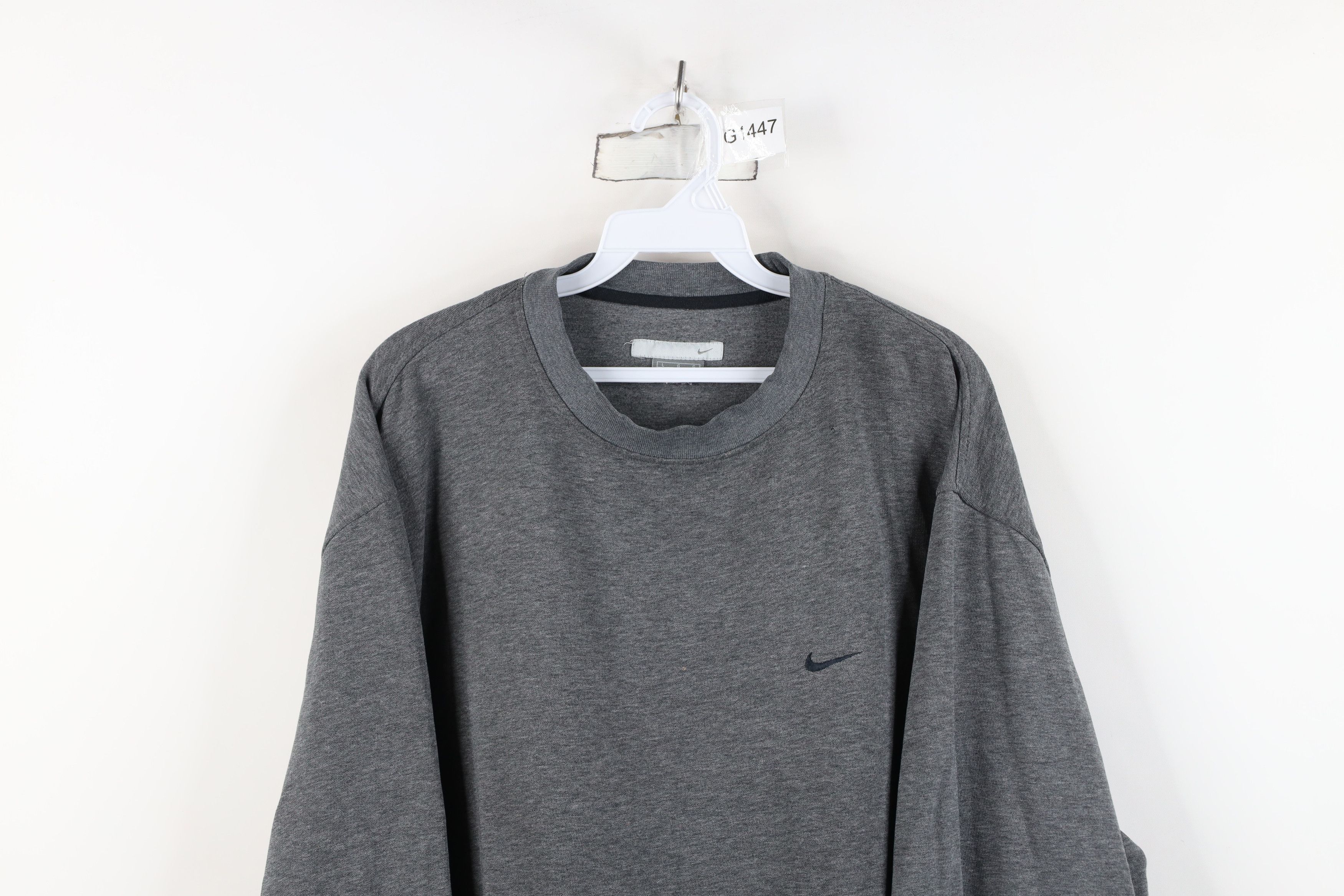 Nike Vintage Y2K Nike Scott Mini Swoosh Crewneck Sweatshirt Size US L / EU 52-54 / 3 - 2 Thumbnail