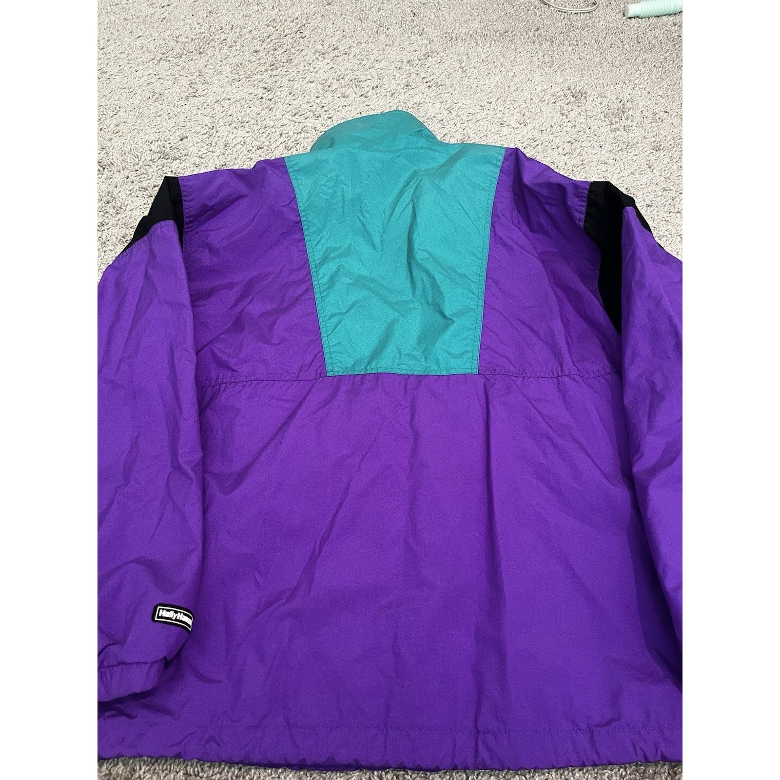 Helly Hansen Vtg Helly Hansen Anorak Jacket 90s Purple Teal L Hong Kong Size US L / EU 52-54 / 3 - 14 Thumbnail