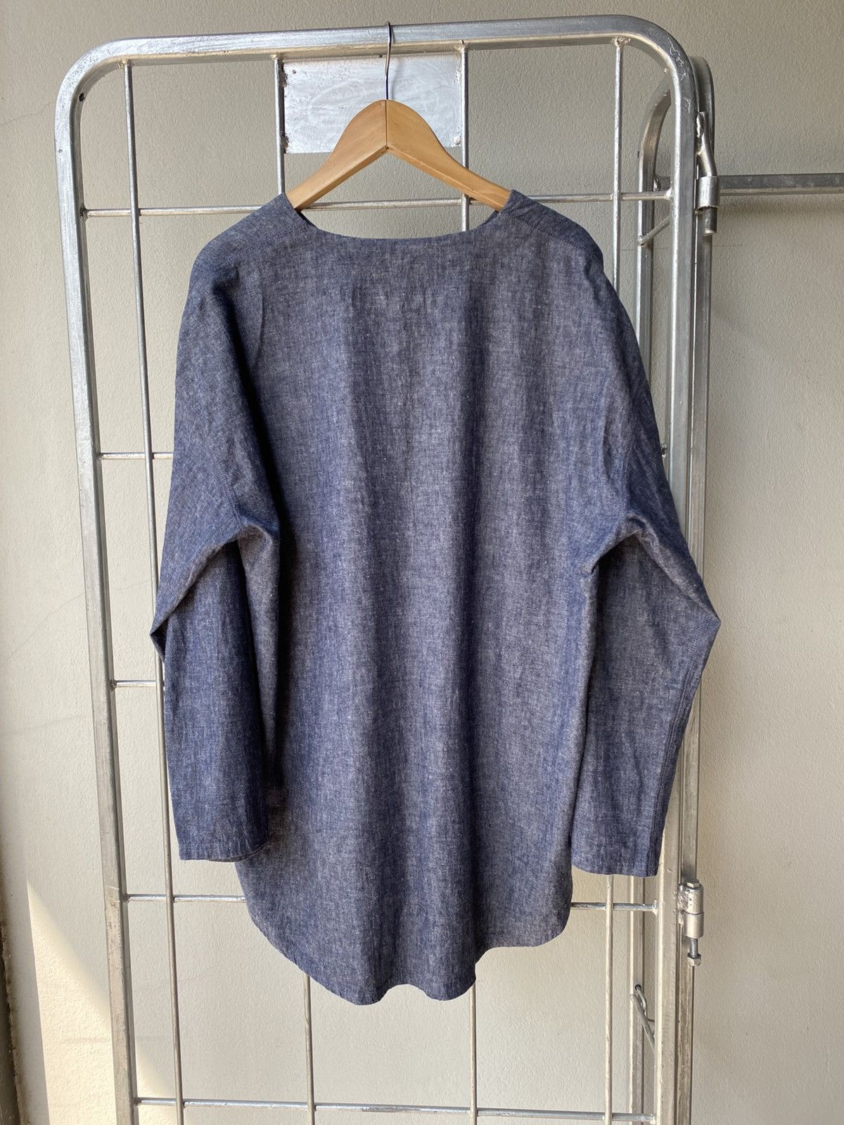 Easy Earl Life EEL Easy Earl Life Blue V-Neck Long Sleeve Shirt Size US S / EU 44-46 / 1 - 9 Thumbnail