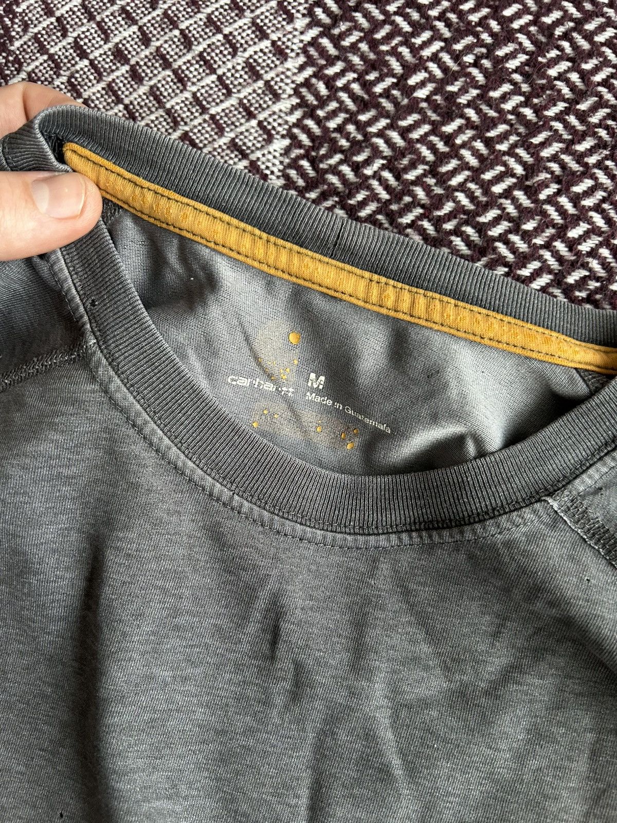 Carhartt Vintage Carhartt Distressed Faded Streetwear Long Sleeve Tee Size US M / EU 48-50 / 2 - 9 Thumbnail