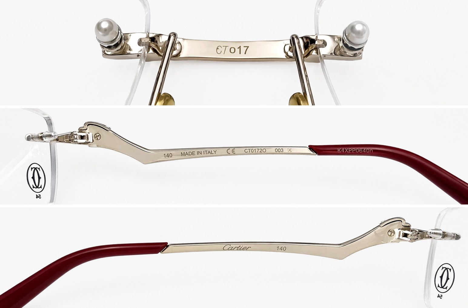 Cartier Authentic Cartier Silver Panthere Glasses CT02810 Size ONE SIZE - 15 Thumbnail