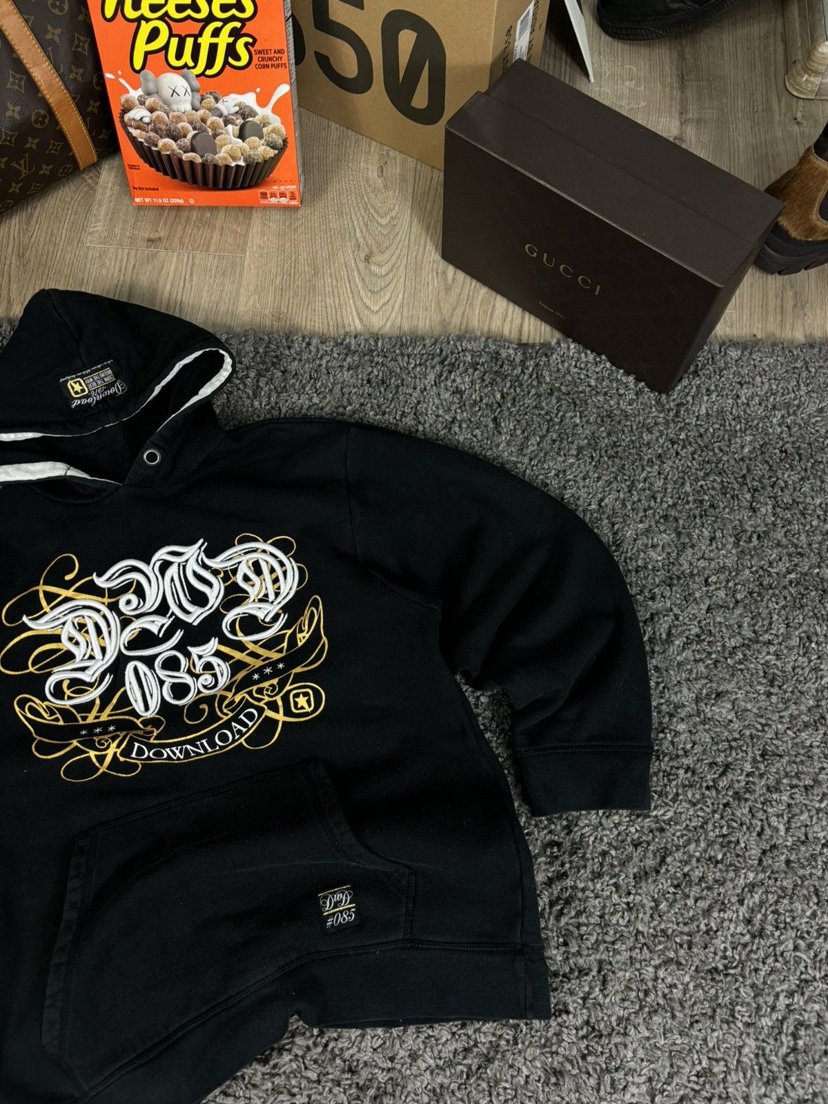 Japanese Brand × Vintage Vintage FishBone Style Y2K Hoodie Spell Out Embroidery Logo Size US M / EU 48-50 / 2 - 3 Thumbnail