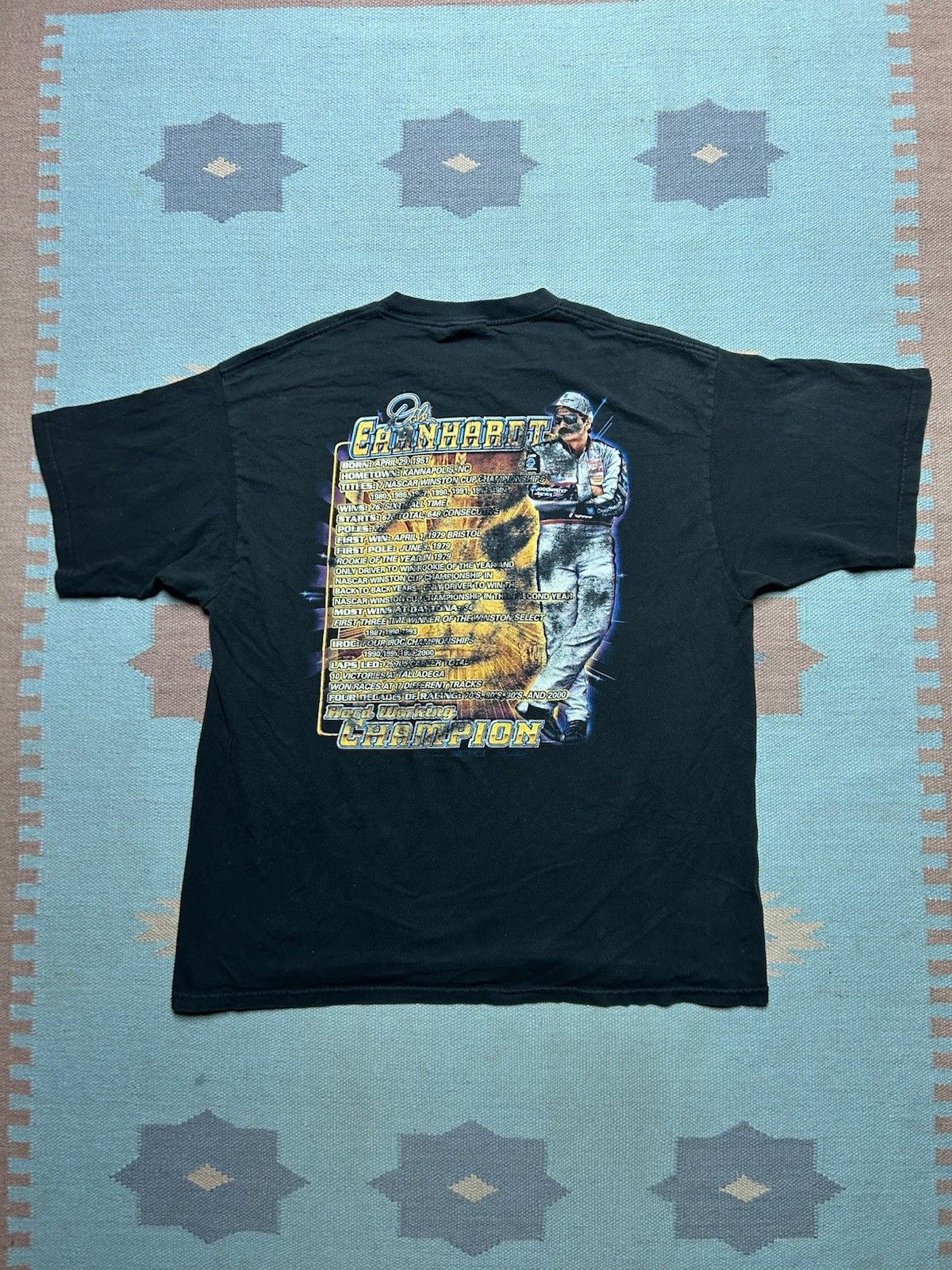 Vintage Vtg t shirt Dale Earnhardt nascar Winston cup double side XL Size US XL / EU 56 / 4 - 5 Thumbnail