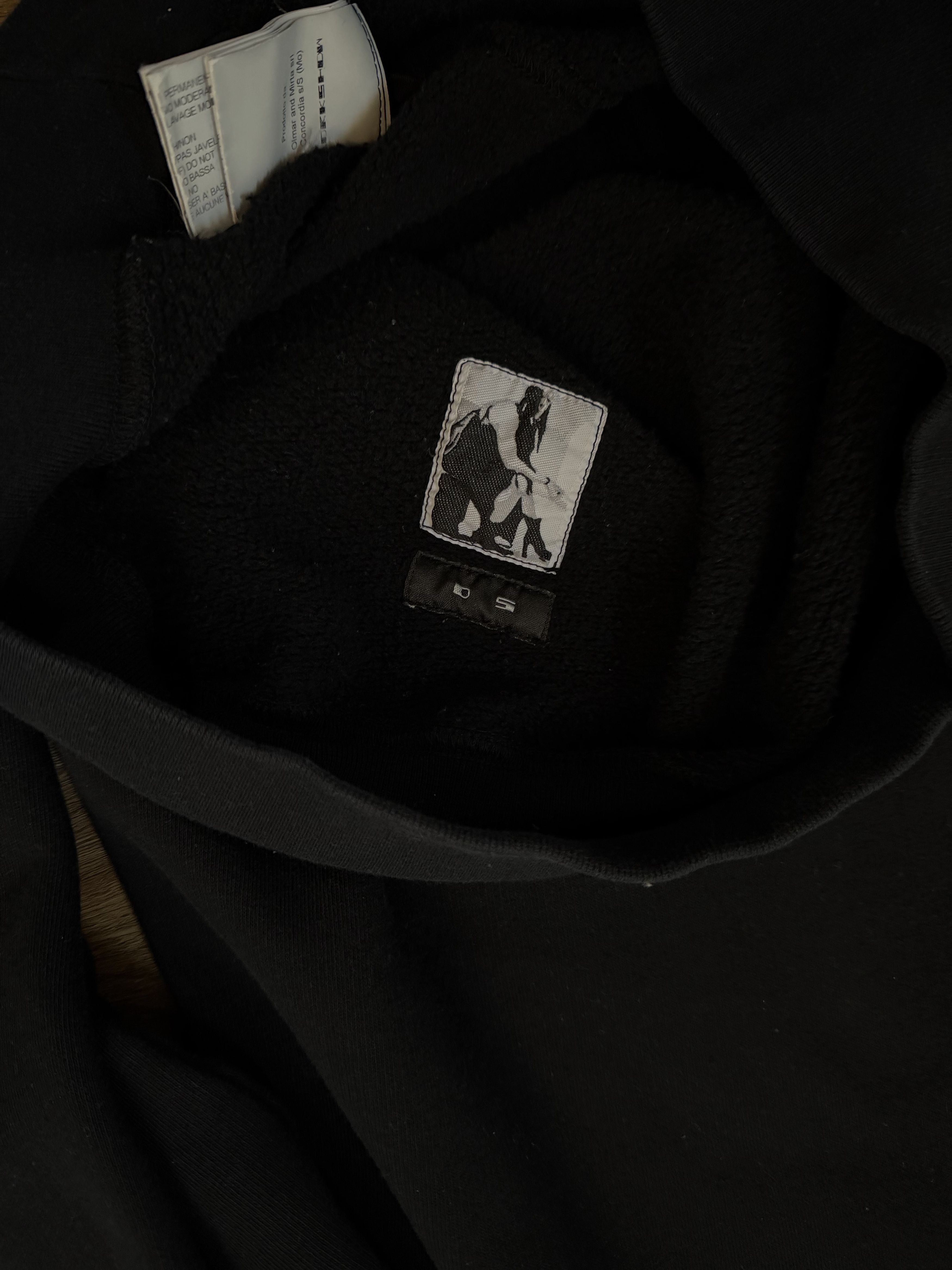 Rick Owens Drkshdw drkshdw Black Sweatshirt Size US M / EU 48-50 / 2 - 3 Thumbnail
