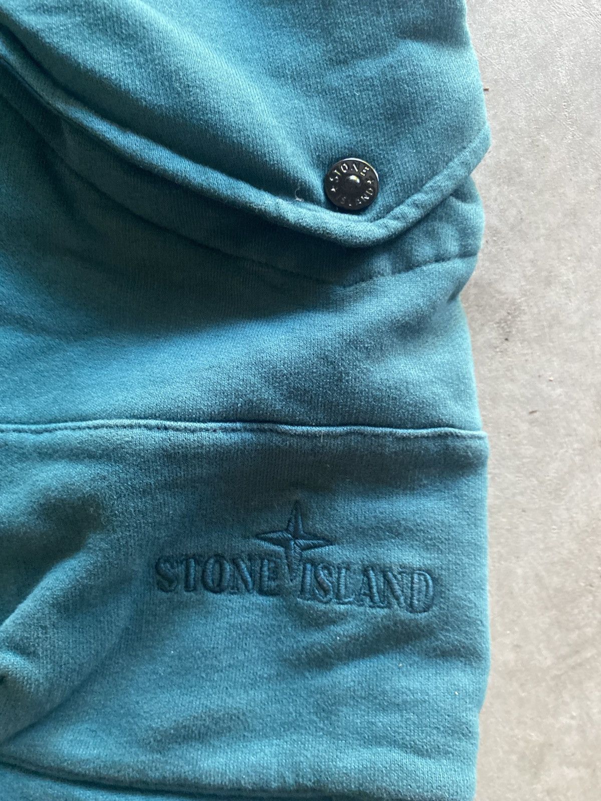 Stone Island Stone Island Teal Sweatpants Size US 33 - 6 Thumbnail
