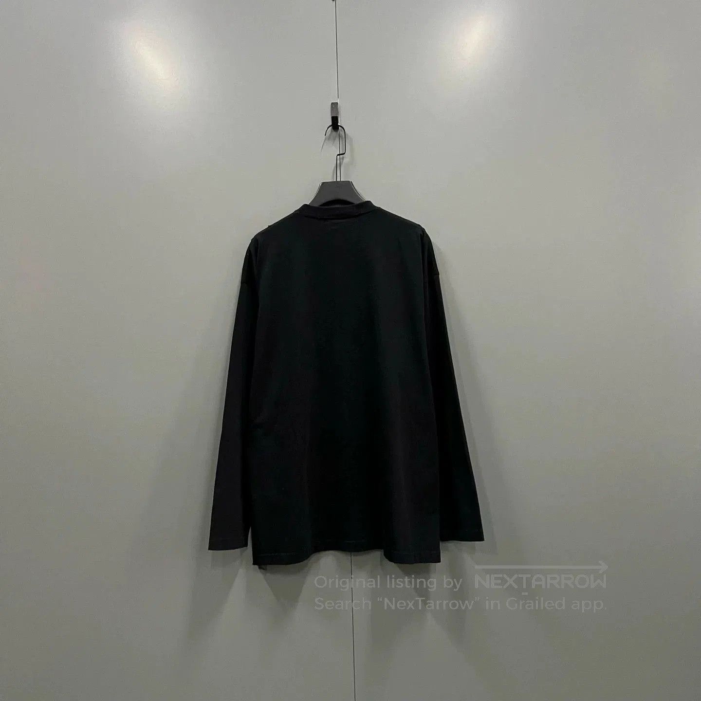 Balenciaga Balenciaga Black Logo Print Long Sleeve. Size US M / EU 48-50 / 2 - 2 Thumbnail