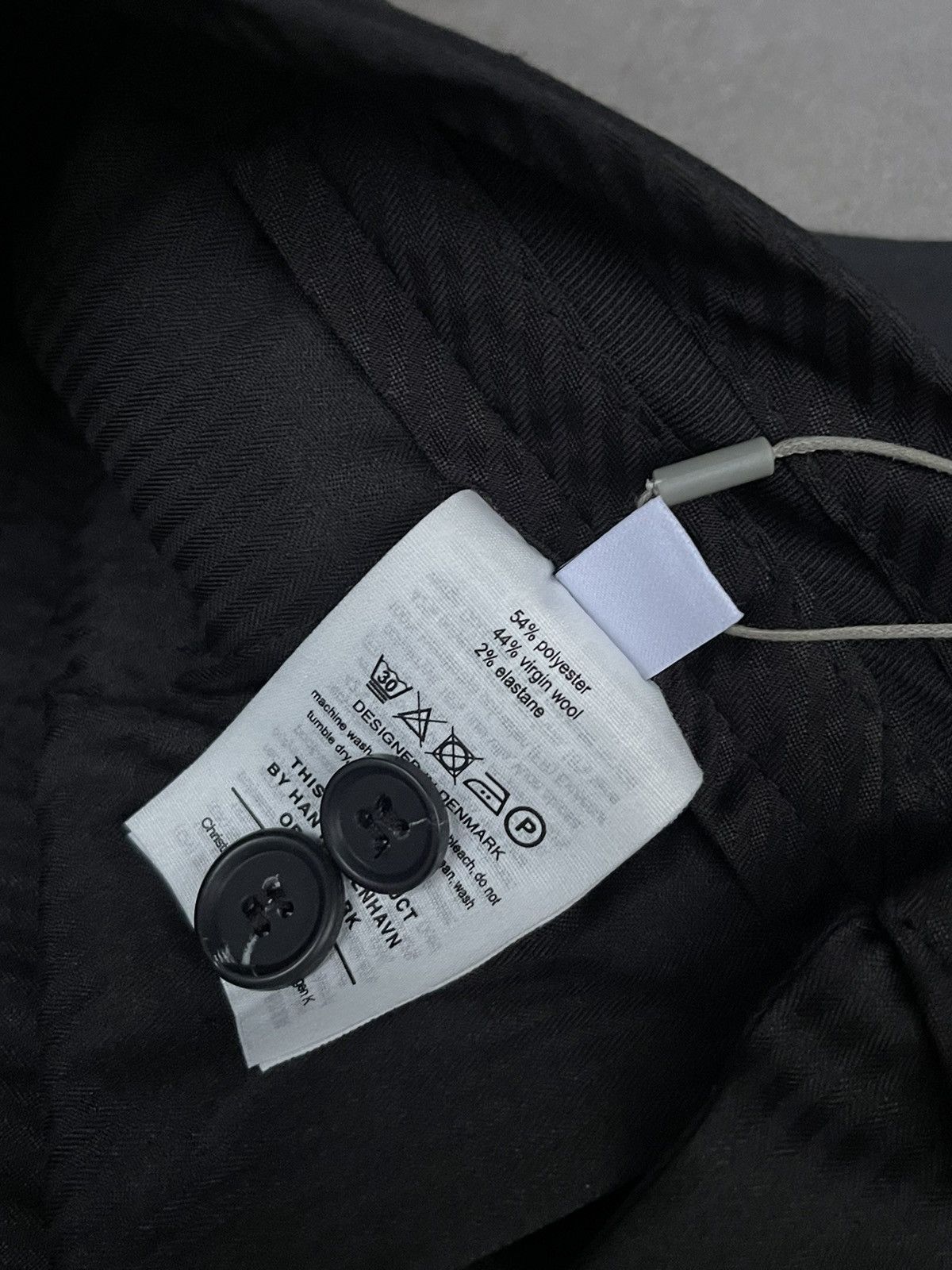 Han Kjobenhavn !DS! AW22 Han Kjobenhavn Boxy Suit Black Suit Size 40R - 23 Thumbnail