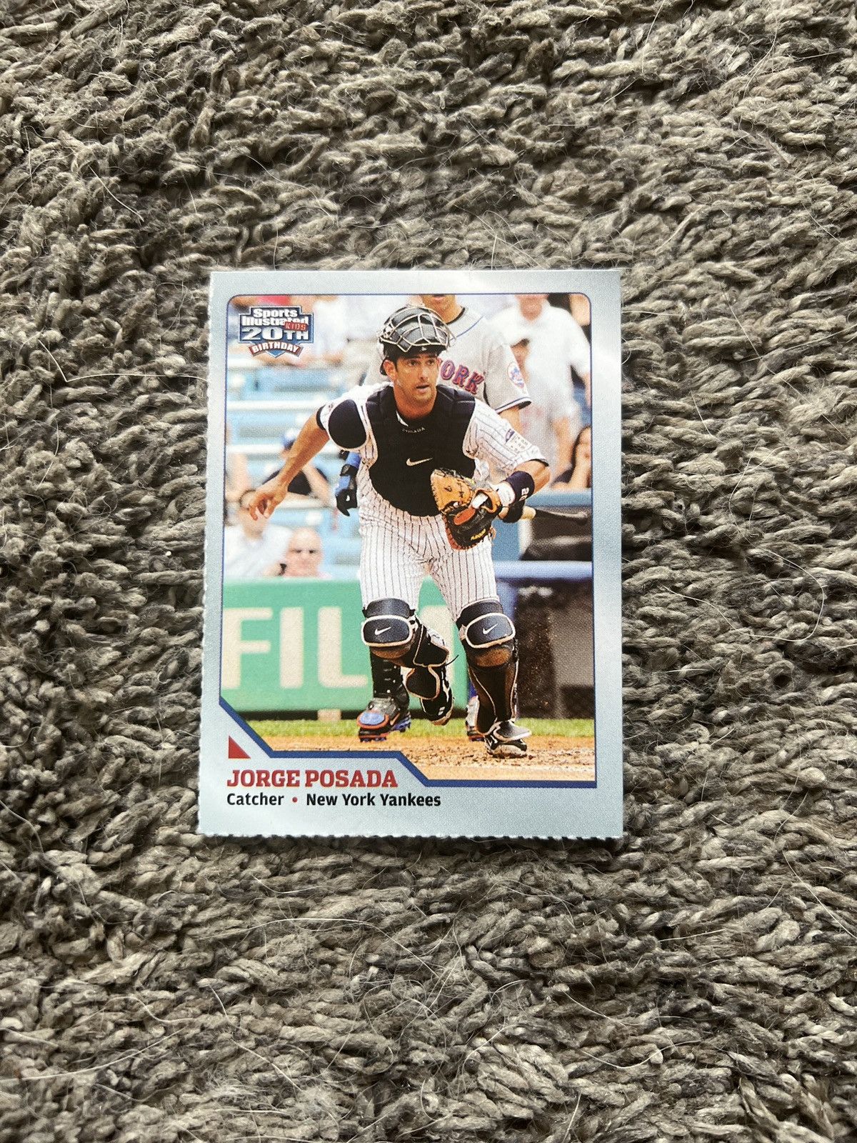 New York Yankees 2009 Sports Illustrated Kids #336 Jorge Posada Card Size ONE SIZE - 1 Thumbnail