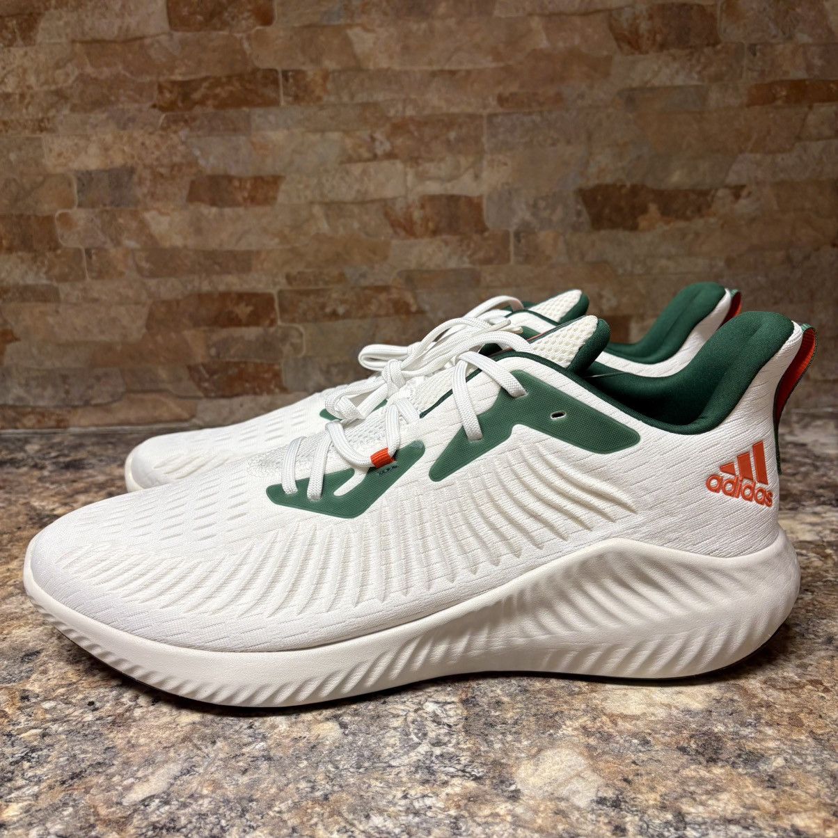 Adidas Adidas AlphaBounce+ U University of Miami Hurricanes Size 18 Size US 15 / EU 48 - 2 Thumbnail
