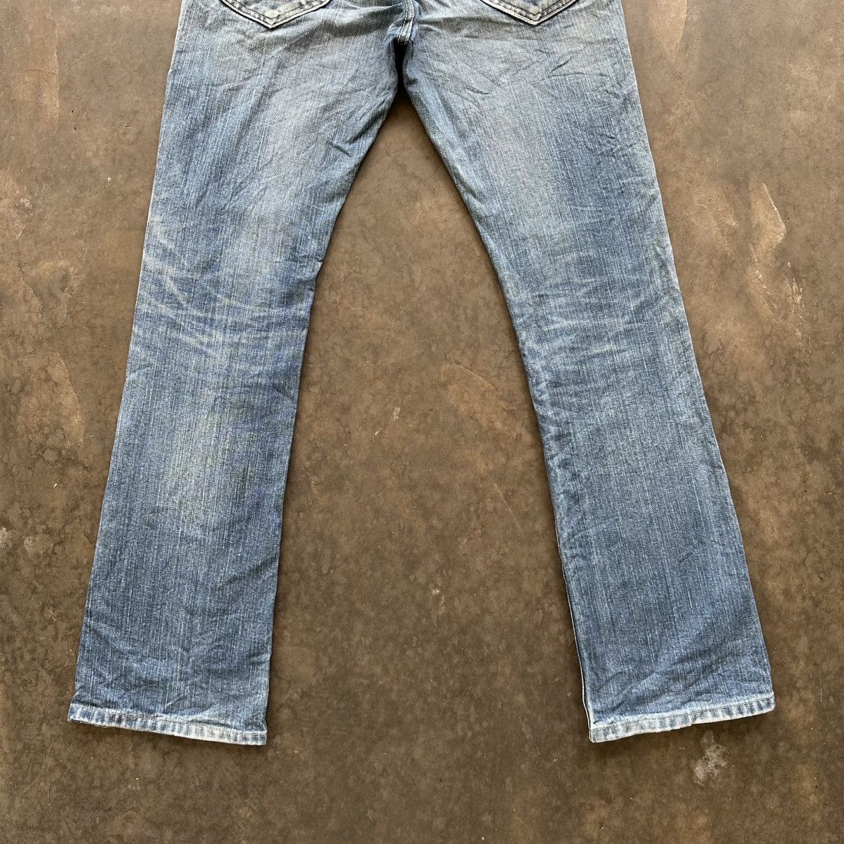 Japanese Brand Vintage LEE Rider FLARE Bootcut Distressed Denim Jean Pant Size US 29 - 11 Thumbnail
