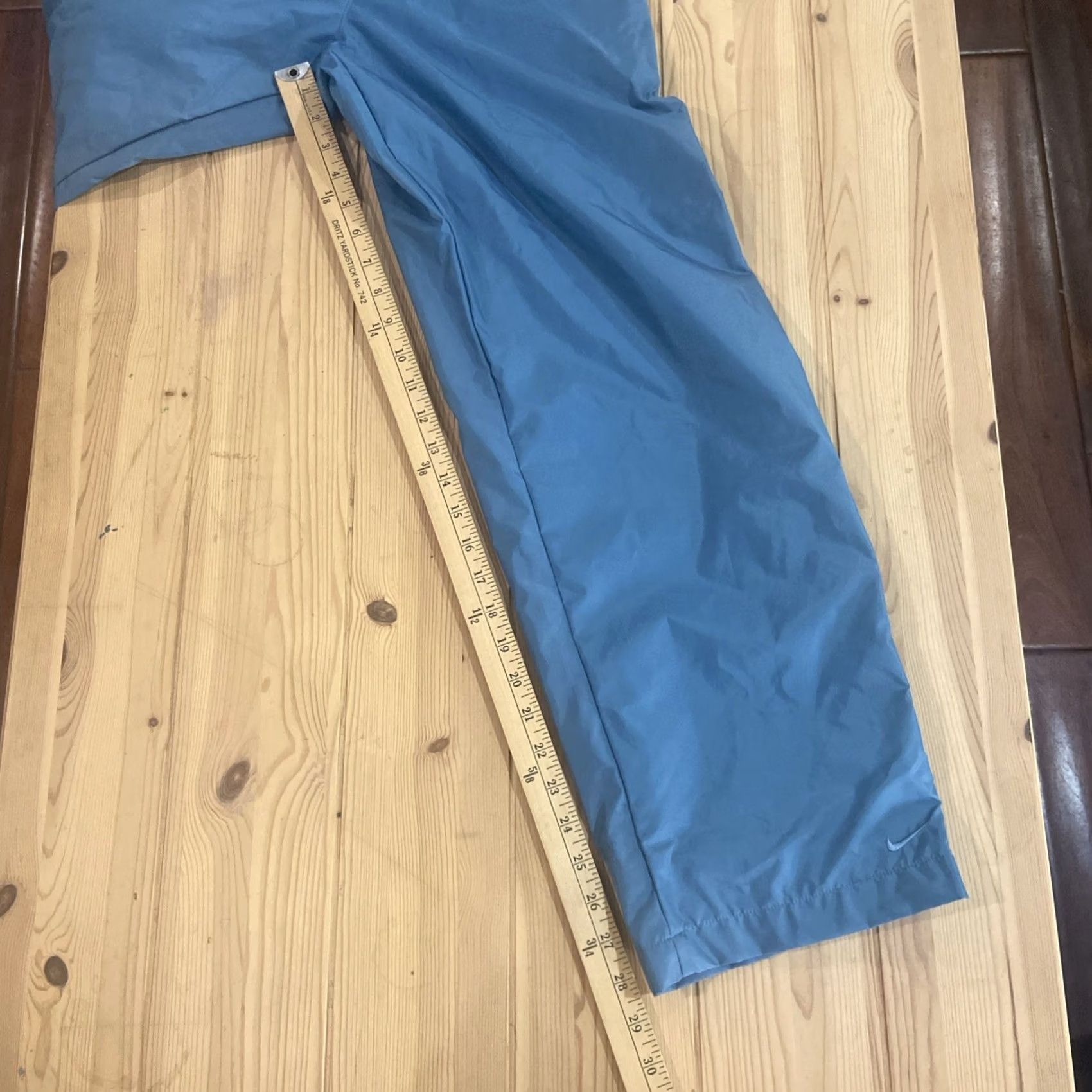 Nike Nike Track Pants Women's XS Blue Logo Flaws Baggy Tapered 28in Lined Activewear Nike Air Size 26" / US 2 / IT 38 - 5 Thumbnail