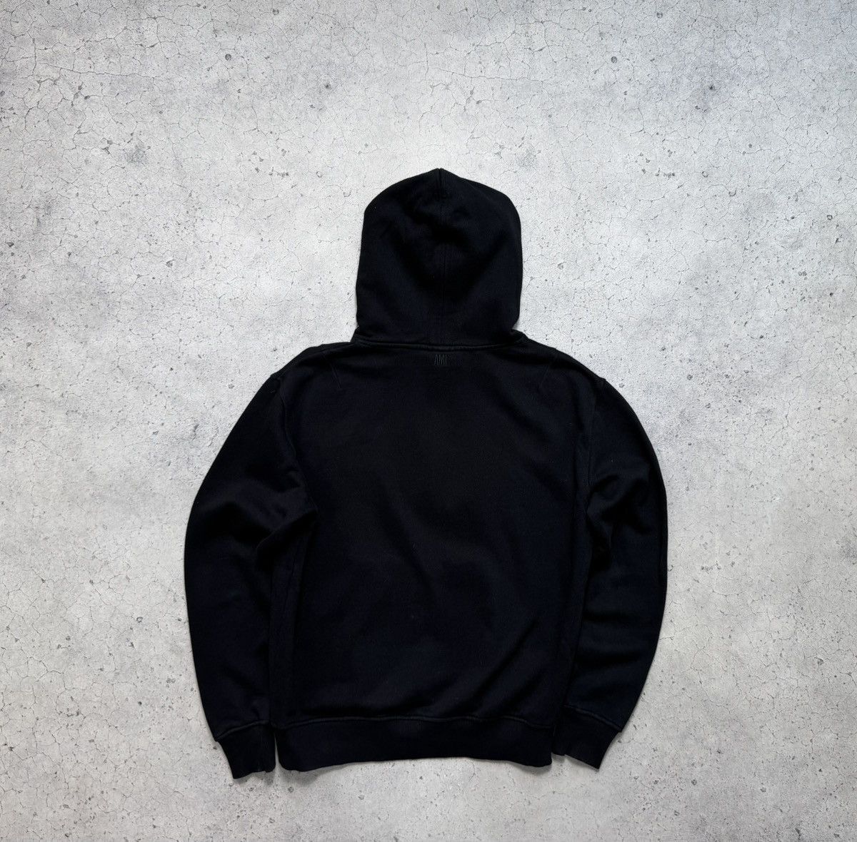AMI Ami Paris Luxury Big Logo Hoodie Black Size US M / EU 48-50 / 2 - 8 Thumbnail