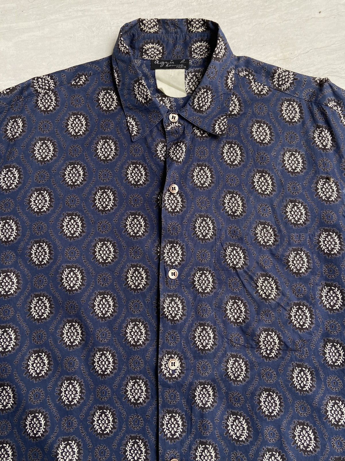 agnes b. AGNES B. HOMME Motive Shirt Size US S / EU 44-46 / 1 - 8 Thumbnail