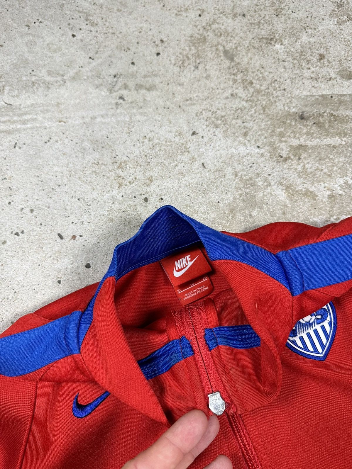Nike × Vintage Vintage Nike US Soccer Track Jacket Swoosh Full Zip Size US XS / EU 42 / 0 - 6 Thumbnail
