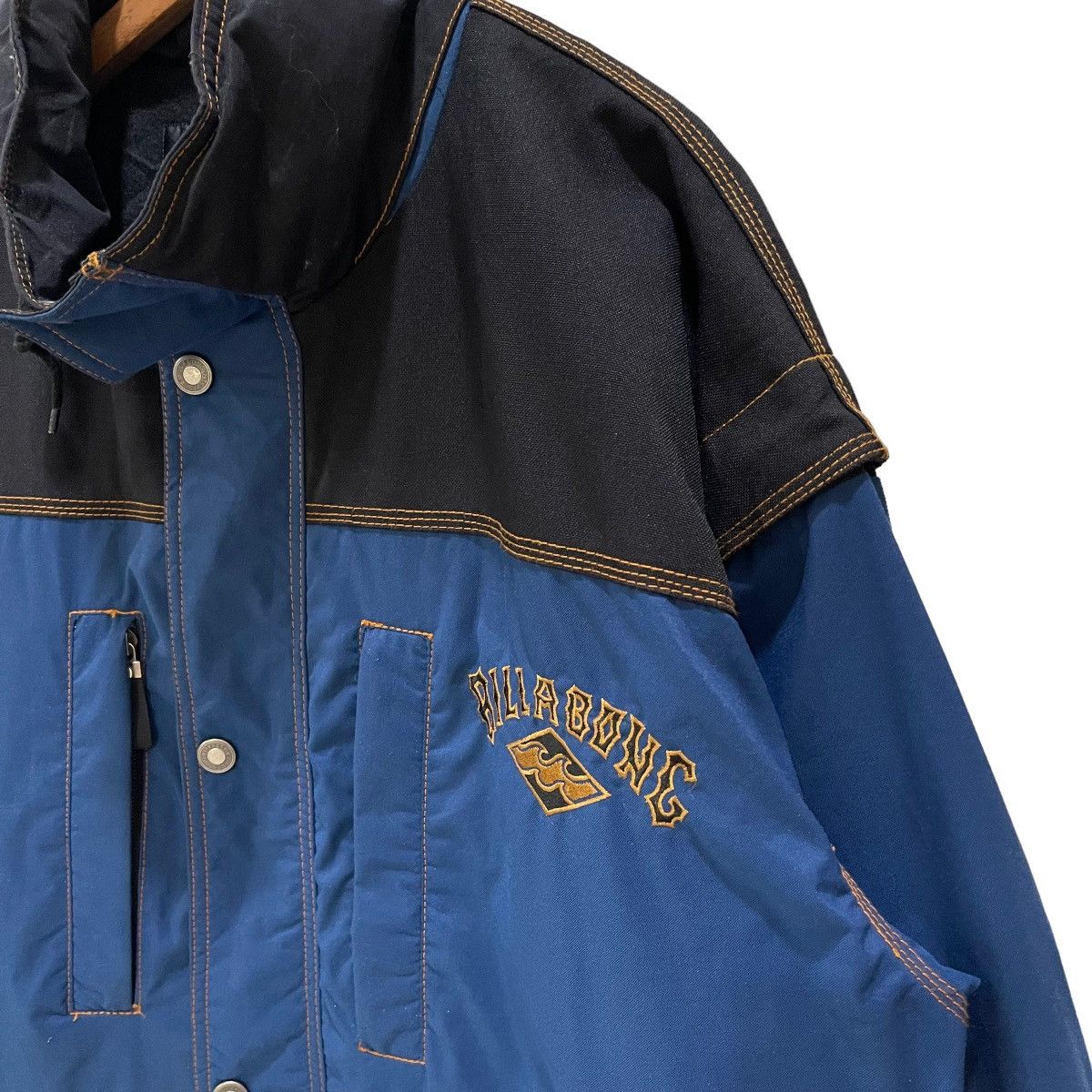 Billabong Vintage 90s Billabong Snap Button Outdoor Jacket Size US L / EU 52-54 / 3 - 7 Thumbnail