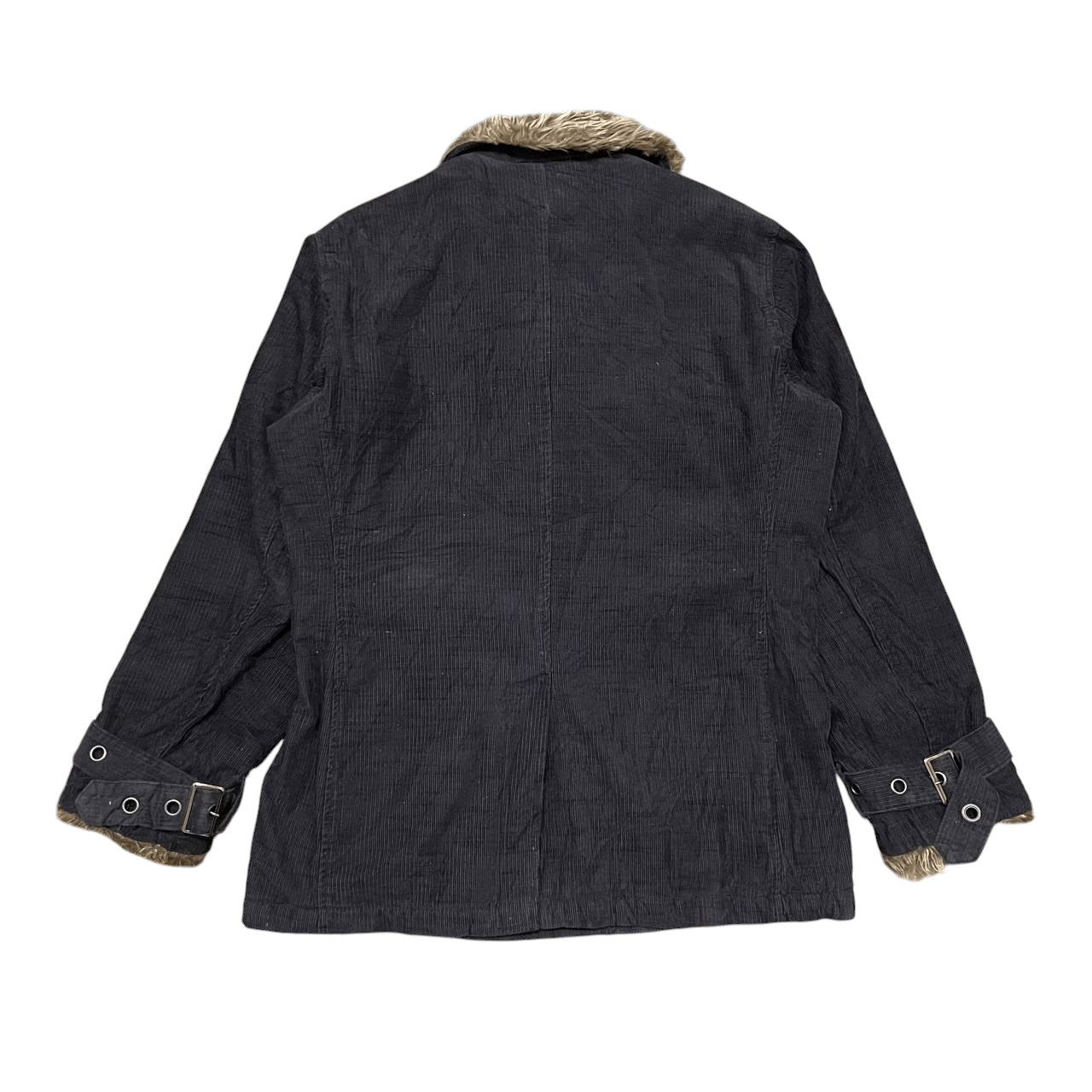 In The Attic Vintage In The Attic Corduroy Fur Coat Jacket Size US M / EU 48-50 / 2 - 11 Thumbnail