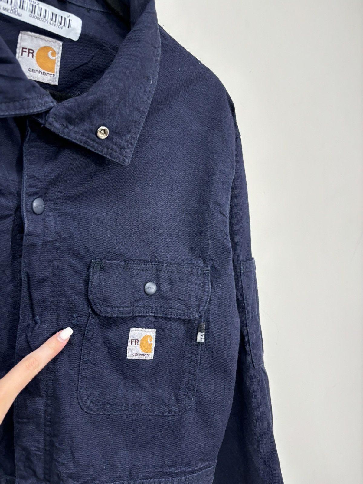 Carhartt Vintage Carhartt Flame Resistant Hype Boxy Cropped Jacket Size US L / EU 52-54 / 3 - 7 Thumbnail