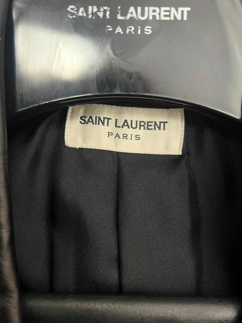 Saint Laurent Paris Saint Laurent Paris Green fruit collar wool jacket-2508 Size US M / EU 48-50 / 2 - 3 Thumbnail