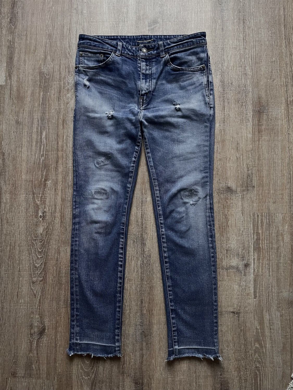 Hedi Slimane × Saint Laurent Paris Saint Laurent Paris D05 jeans Size US 29 - 1 Thumbnail