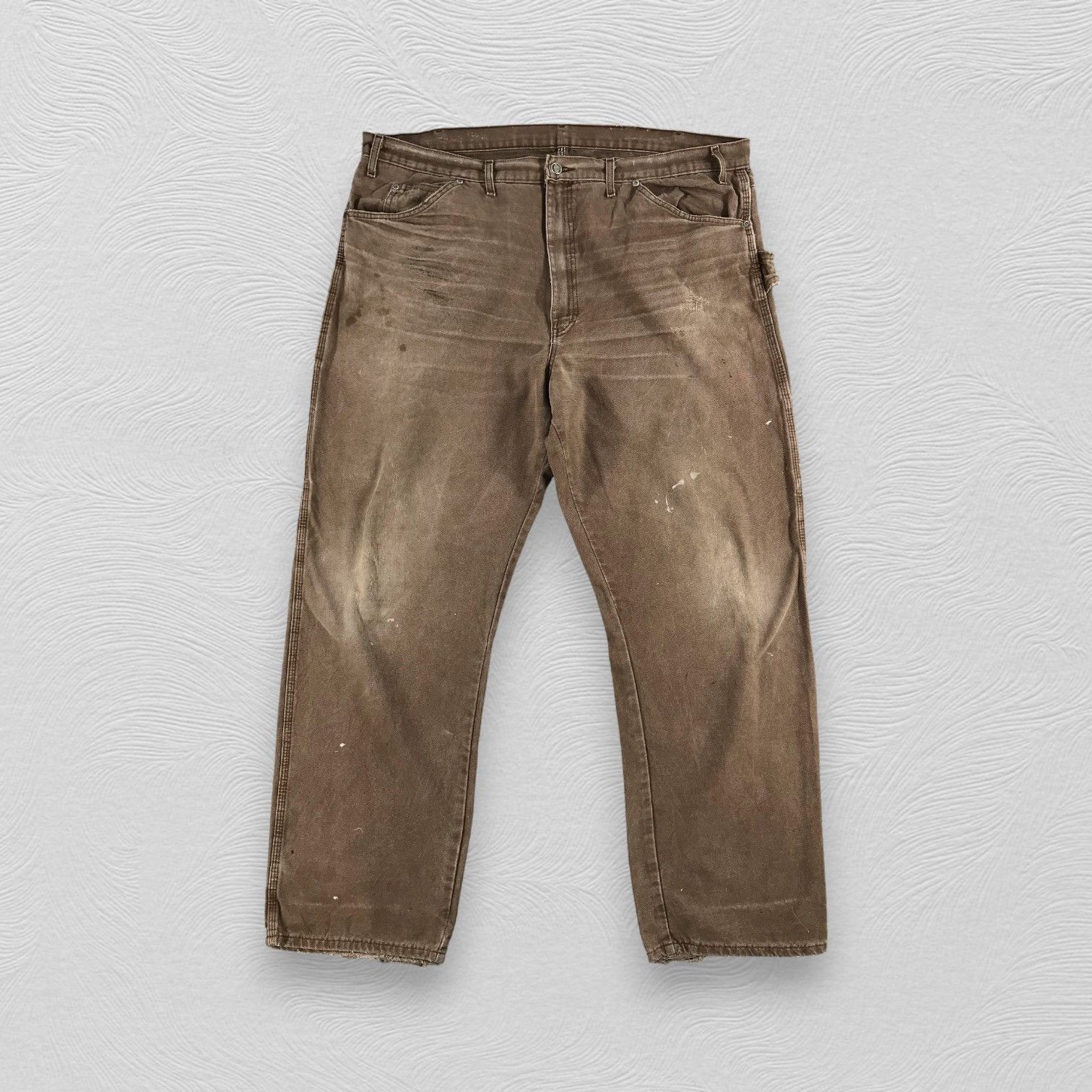 image of Dickies Carpenter Pants Earth Tone in Brown, Men's (Size 44)