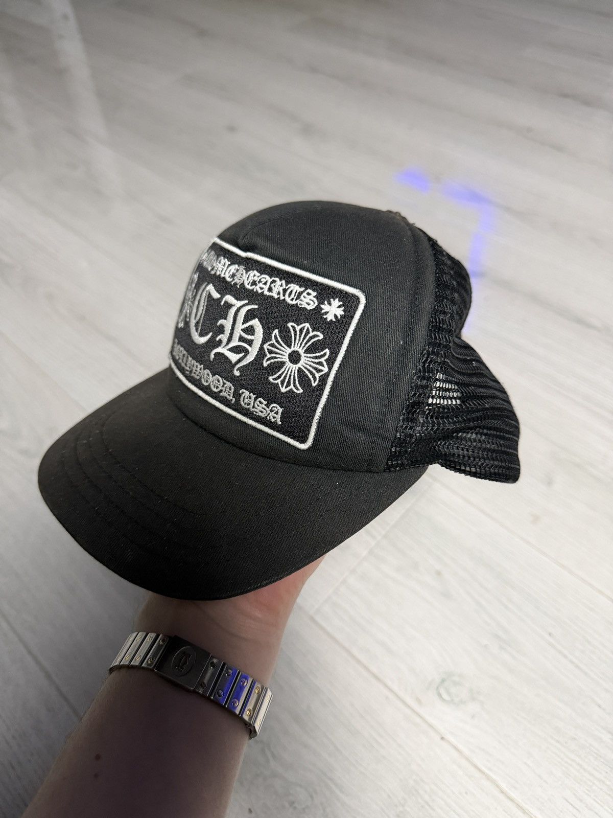 Chrome Hearts Chrome Hearts Hollywood Trucker Hat Size ONE SIZE - 3 Thumbnail