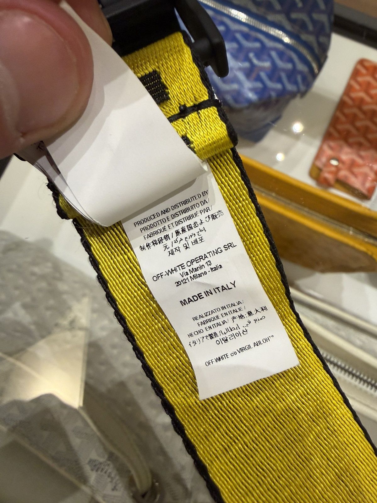 Off-White Off-White Tape Utility Belt Size ONE SIZE - 8 Thumbnail